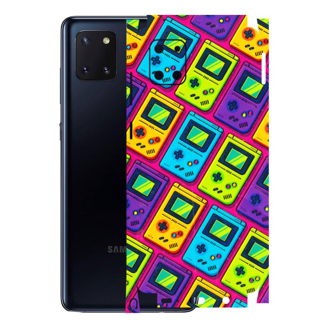 Samsung M/F/Note/Flip and C Phone Skins (All Models) - Gameboy Colourful - 3D Embossed Finish (L-266) Samsung Galaxy Note 10 Lite