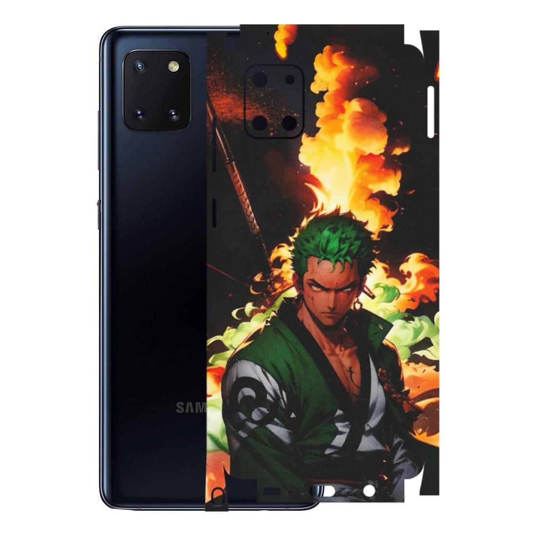 Samsung M/F/Note/Flip and C Phone Skins (All Models) - Roronoa Zoro - Matte Finish (M-102) Samsung Galaxy Note 10 Lite