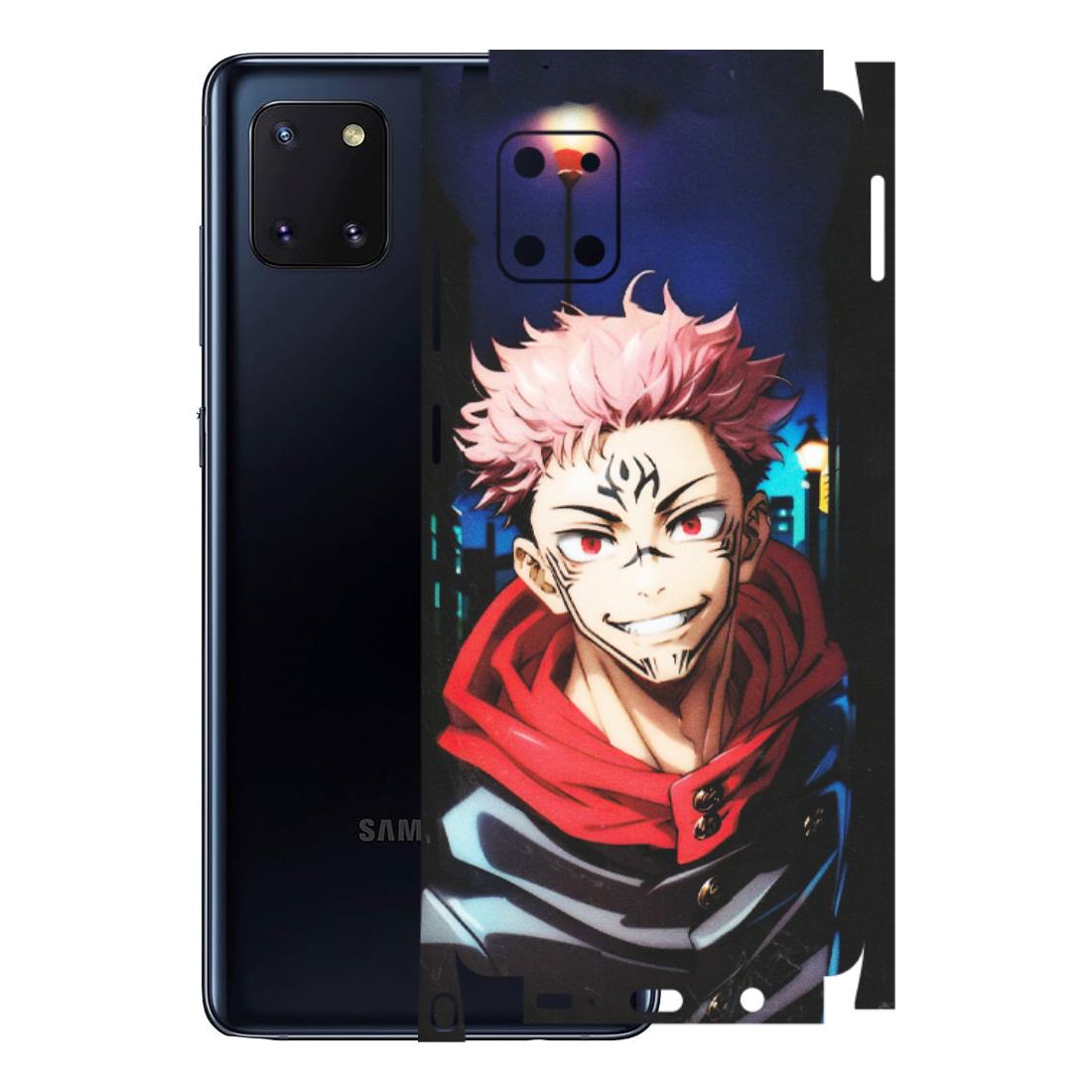 Samsung M/F/Note/Flip and C Phone Skins (All Models) - Yuji Itadori Funny Face Anime - Matte Finish (M-152) Samsung Galaxy Note 10 Lite