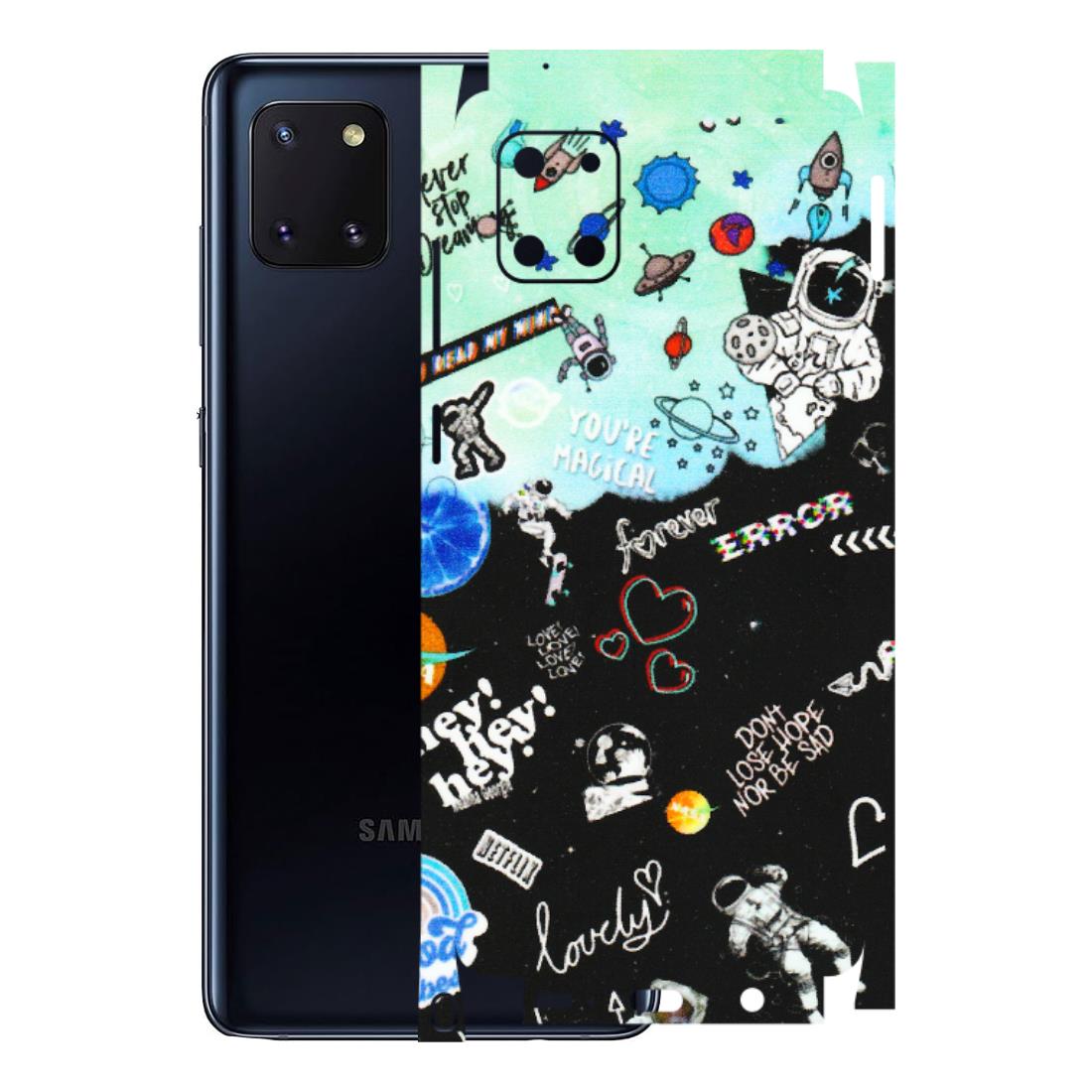 Samsung M/F/Note/Flip and C Phone Skins (All Models) - Living In A Space Dream - Matte Finish (M-46) Samsung Galaxy Note 10 Lite