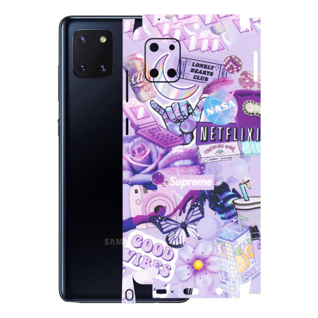 Samsung M/F/Note/Flip and C Phone Skins (All Models) - Supreme Purple Magic - Matte Finish (M-88) Samsung Galaxy Note 10 Lite