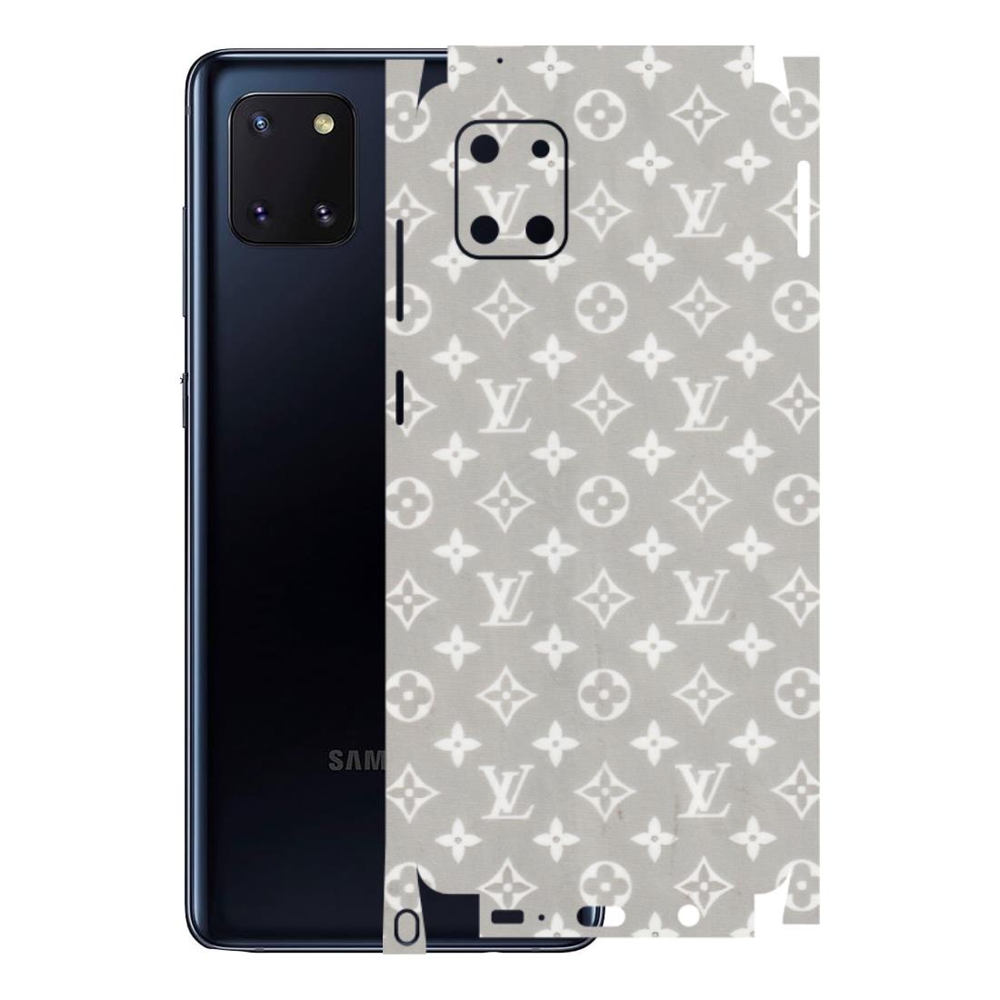 Samsung M/F/Note/Flip and C Phone Skins (All Models) - Luxury Brands Logo - Transparent Finish (T-07) Samsung Galaxy Note 10 Lite