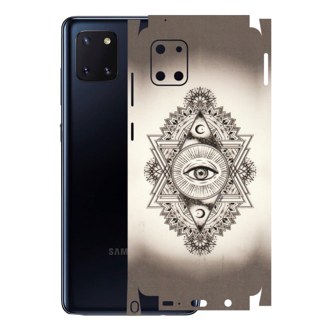 Samsung M/F/Note/Flip and C Phone Skins (All Models) - Illuminati Great Eye - Transparent Finish (T-14) Samsung Galaxy Note 10 Lite