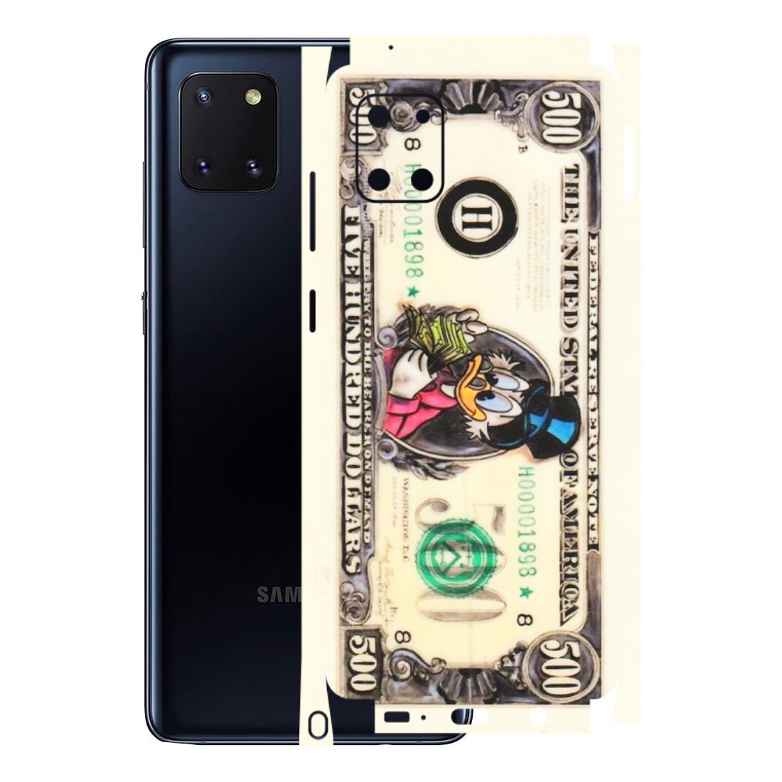 Samsung M/F/Note/Flip and C Phone Skins (All Models) - Five Hundred Dollar Duck - Transparent Finish (T-15) Samsung Galaxy Note 10 Lite