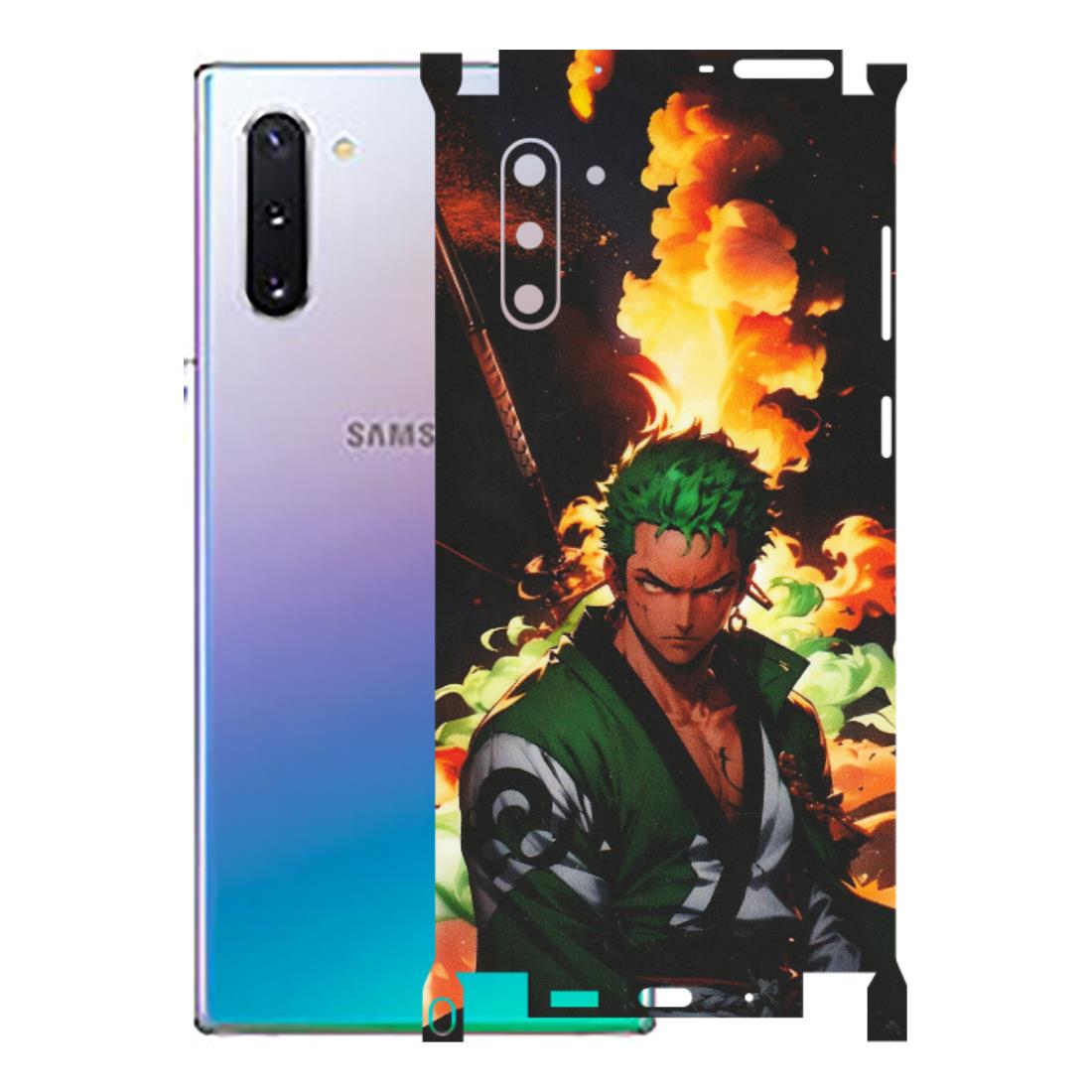 Samsung M/F/Note/Flip and C Phone Skins (All Models) - Roronoa Zoro - Matte Finish (M-102) Samsung Galaxy Note 10