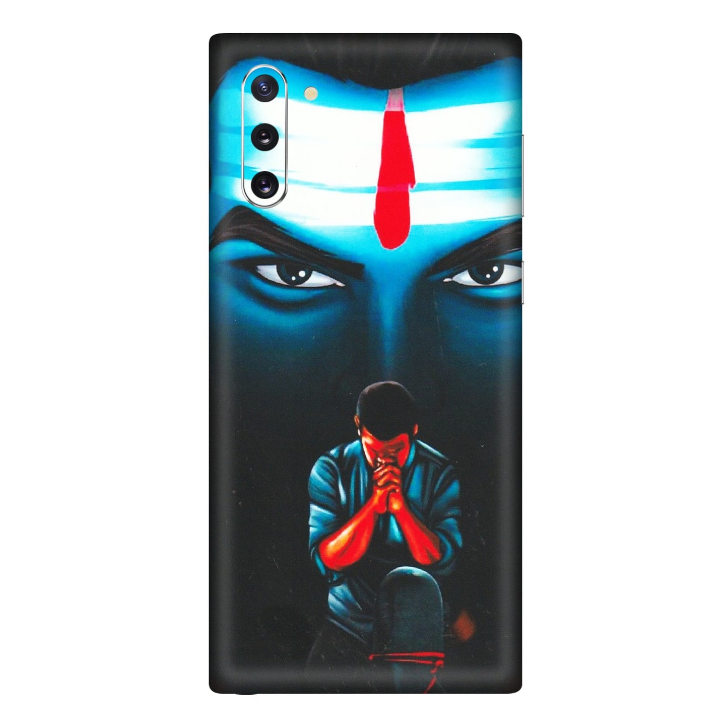 Samsung M/F/Note/Flip and C Phone Skins (All Models) - Mahakal Bhakt - Matte Finish (M-112) Samsung Galaxy Note 10