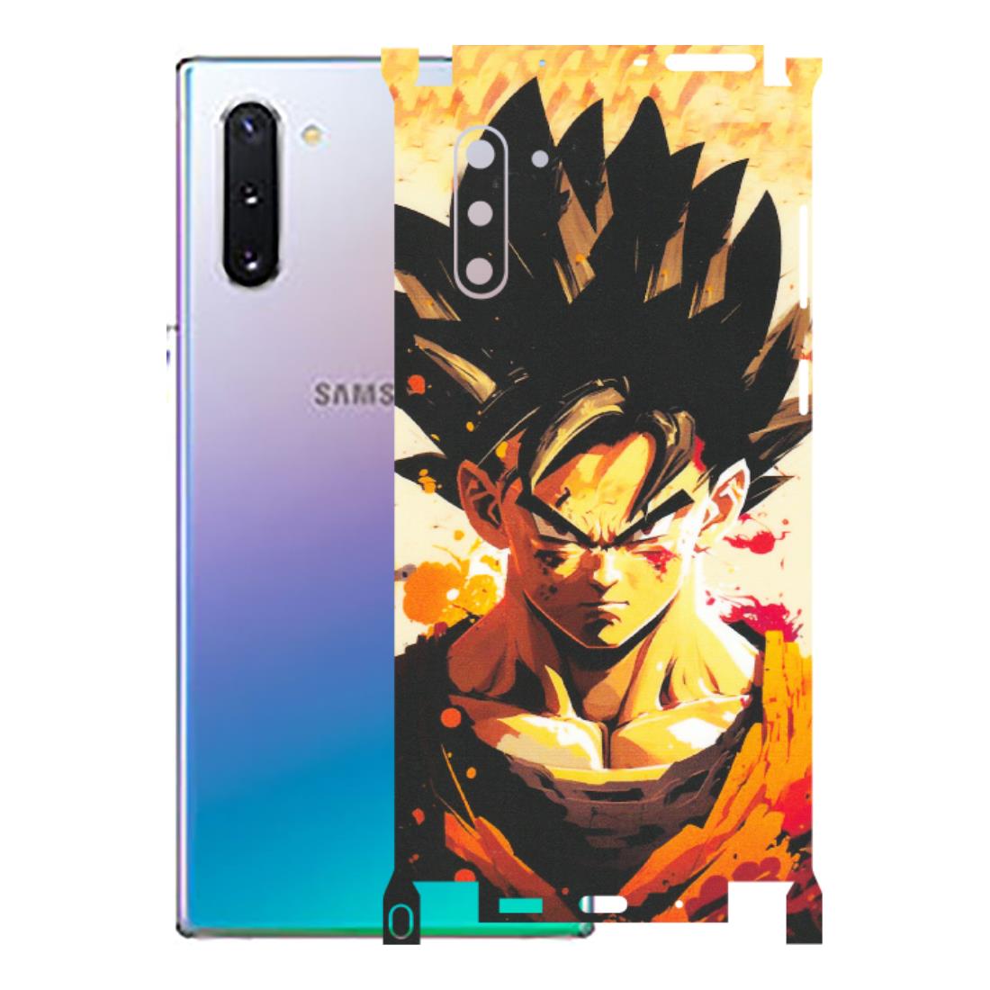 Samsung M/F/Note/Flip and C Phone Skins (All Models) - Angry Goku - Matte Finish (M-12) Samsung Galaxy Note 10