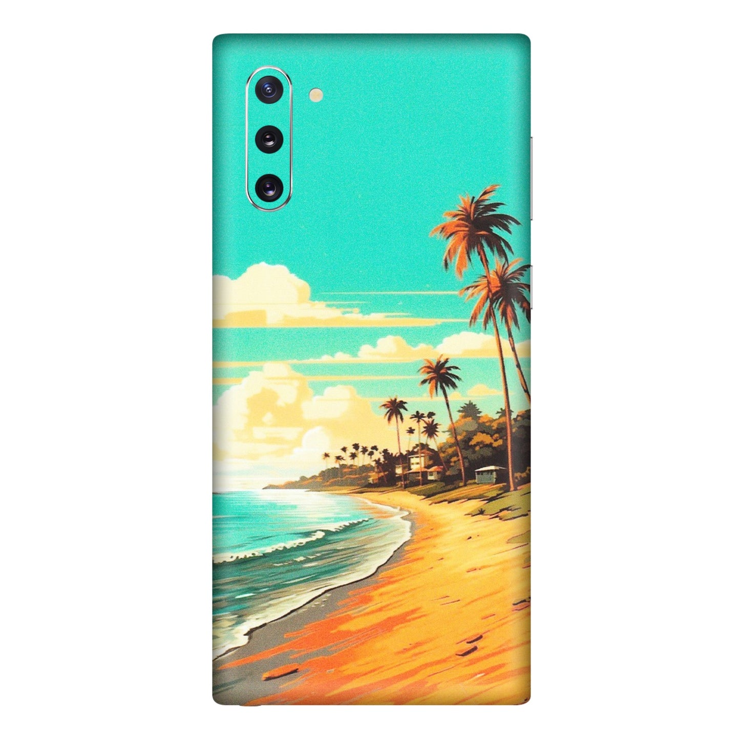 Samsung M/F/Note/Flip and C Phone Skins (All Models) - Miami Beach - Matte Finish (M-136) Samsung Galaxy Note 10