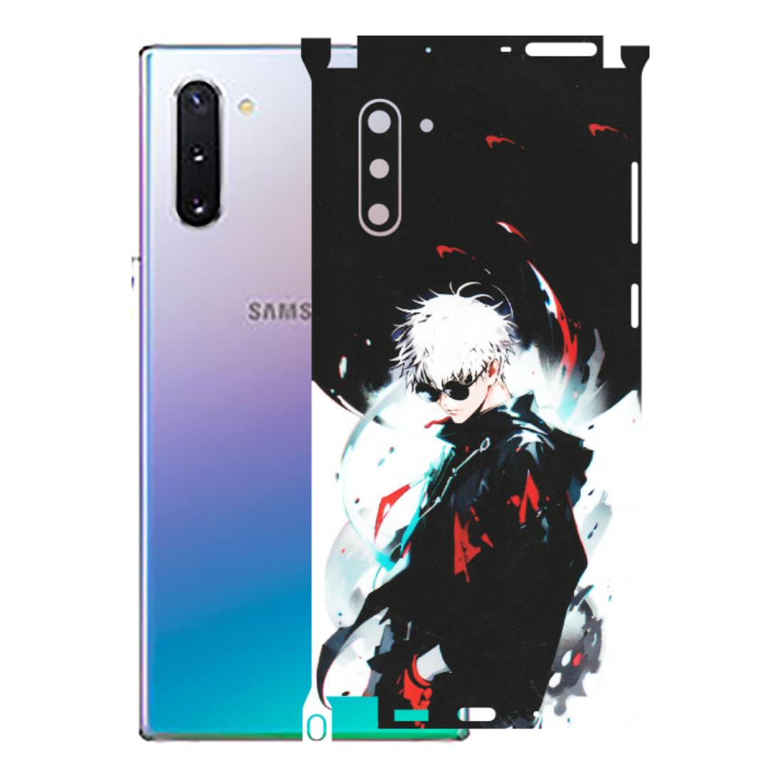 Samsung M/F/Note/Flip and C Phone Skins (All Models) - Gojo Powerful Charater Kaisen Anime - Matte Finish (M-144) Samsung Galaxy Note 10