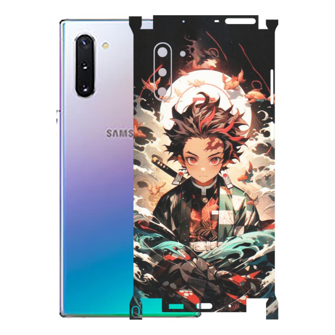 Samsung M/F/Note/Flip and C Phone Skins (All Models) - Tanjiro Demon Slayer Anime - Matte Finish (M-158) Samsung Galaxy Note 10