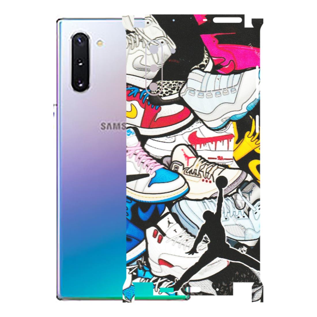 Samsung M/F/Note/Flip and C Phone Skins (All Models) - Jordan Sneakers Fan - Matte Finish (M-80) Samsung Galaxy Note 10
