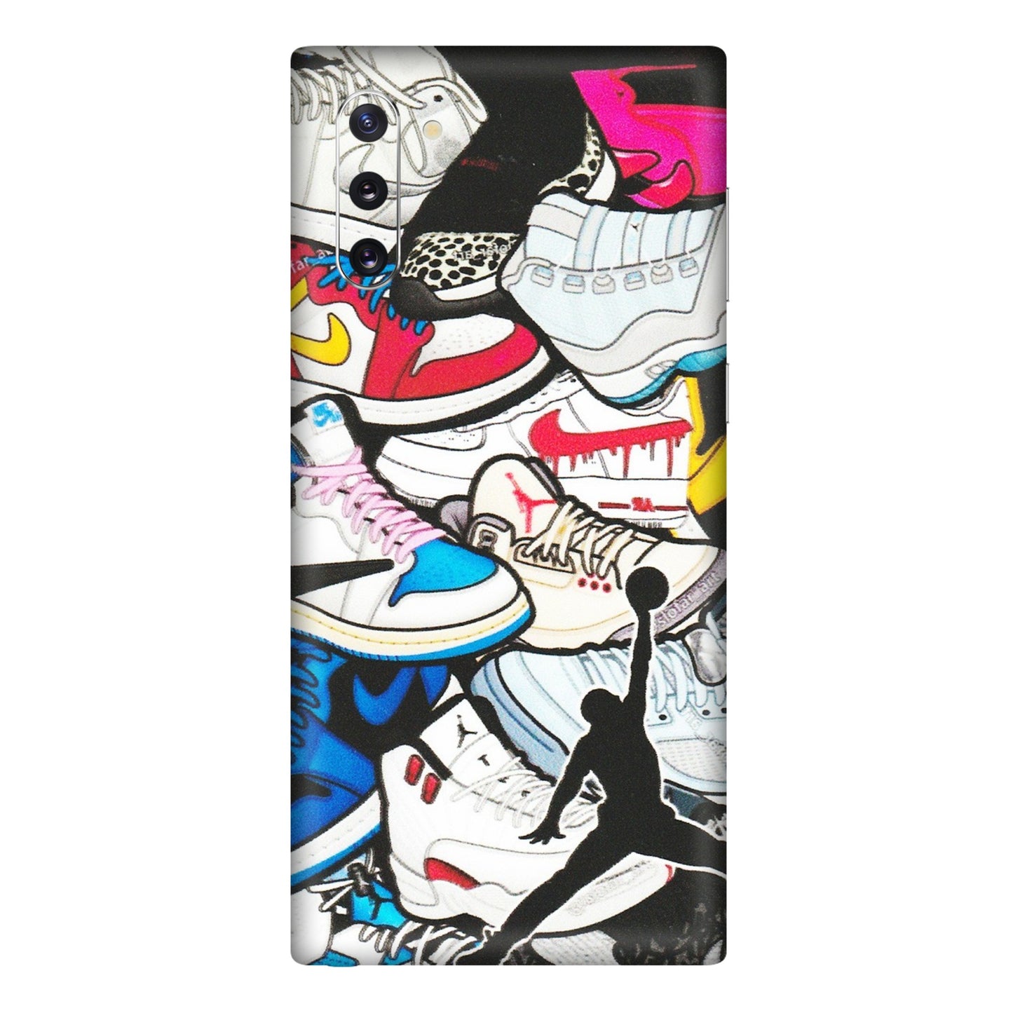 Samsung M/F/Note/Flip and C Phone Skins (All Models) - Jordan Sneakers Fan - Matte Finish (M-80) Samsung Galaxy Note 10