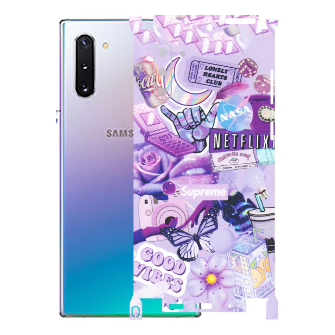Samsung M/F/Note/Flip and C Phone Skins (All Models) - Supreme Purple Magic - Matte Finish (M-88) Samsung Galaxy Note 10