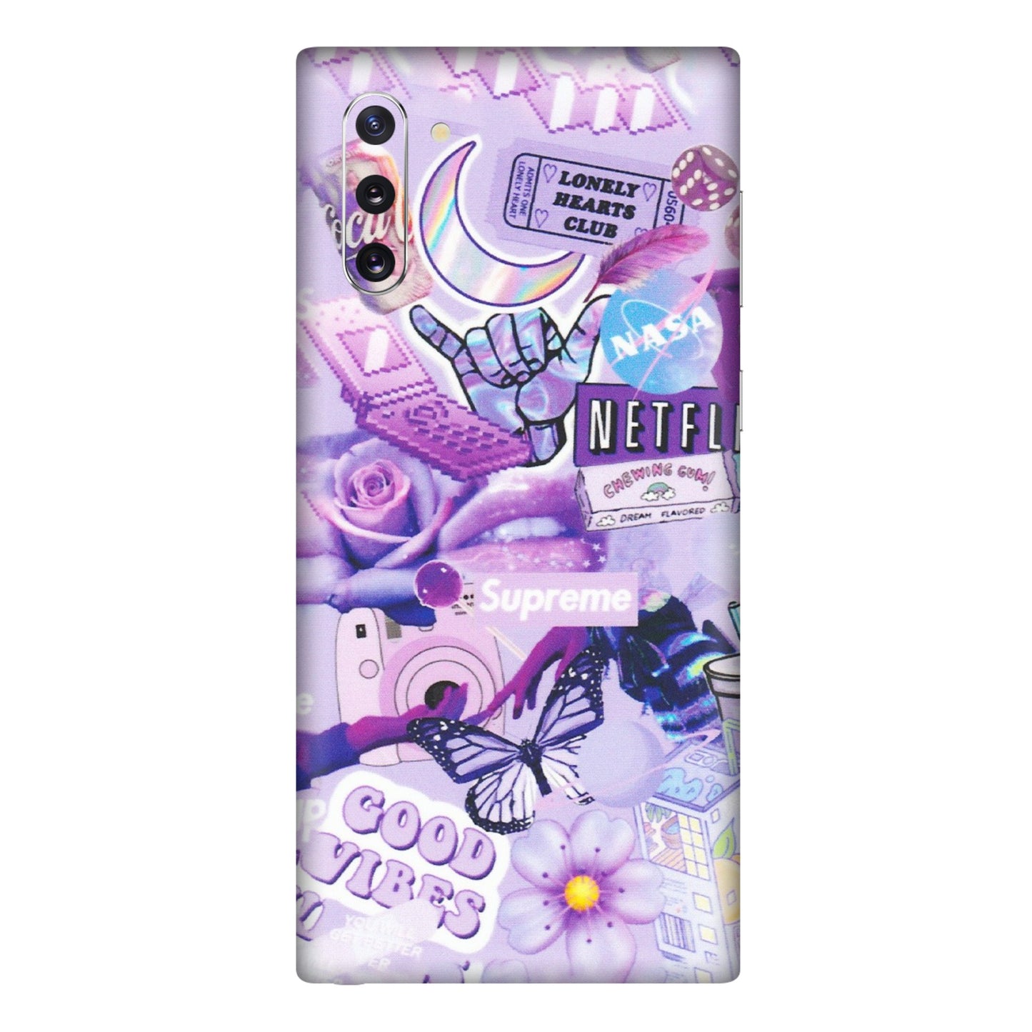 Samsung M/F/Note/Flip and C Phone Skins (All Models) - Supreme Purple Magic - Matte Finish (M-88) Samsung Galaxy Note 10