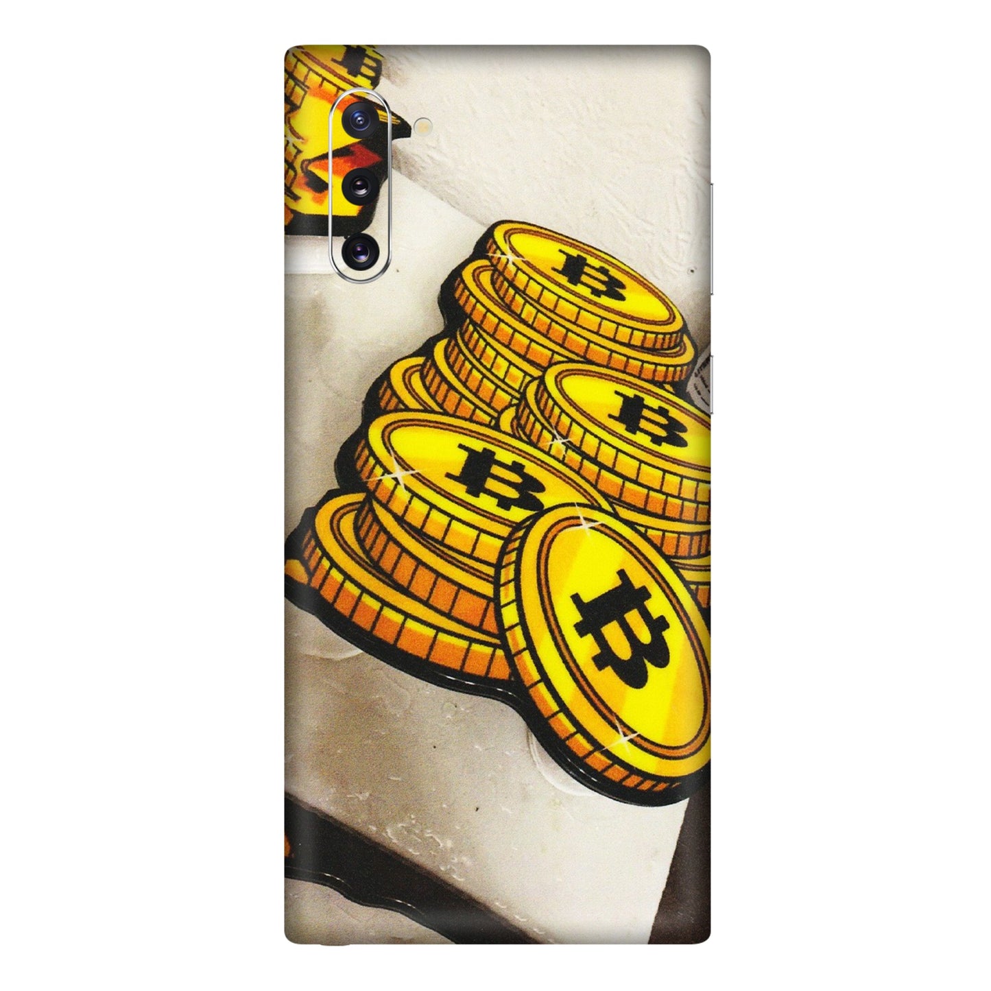 Samsung M/F/Note/Flip and C Phone Skins (All Models) - Billionaire Bitcoin Collection - Matte Finish (M-92) Samsung Galaxy Note 10