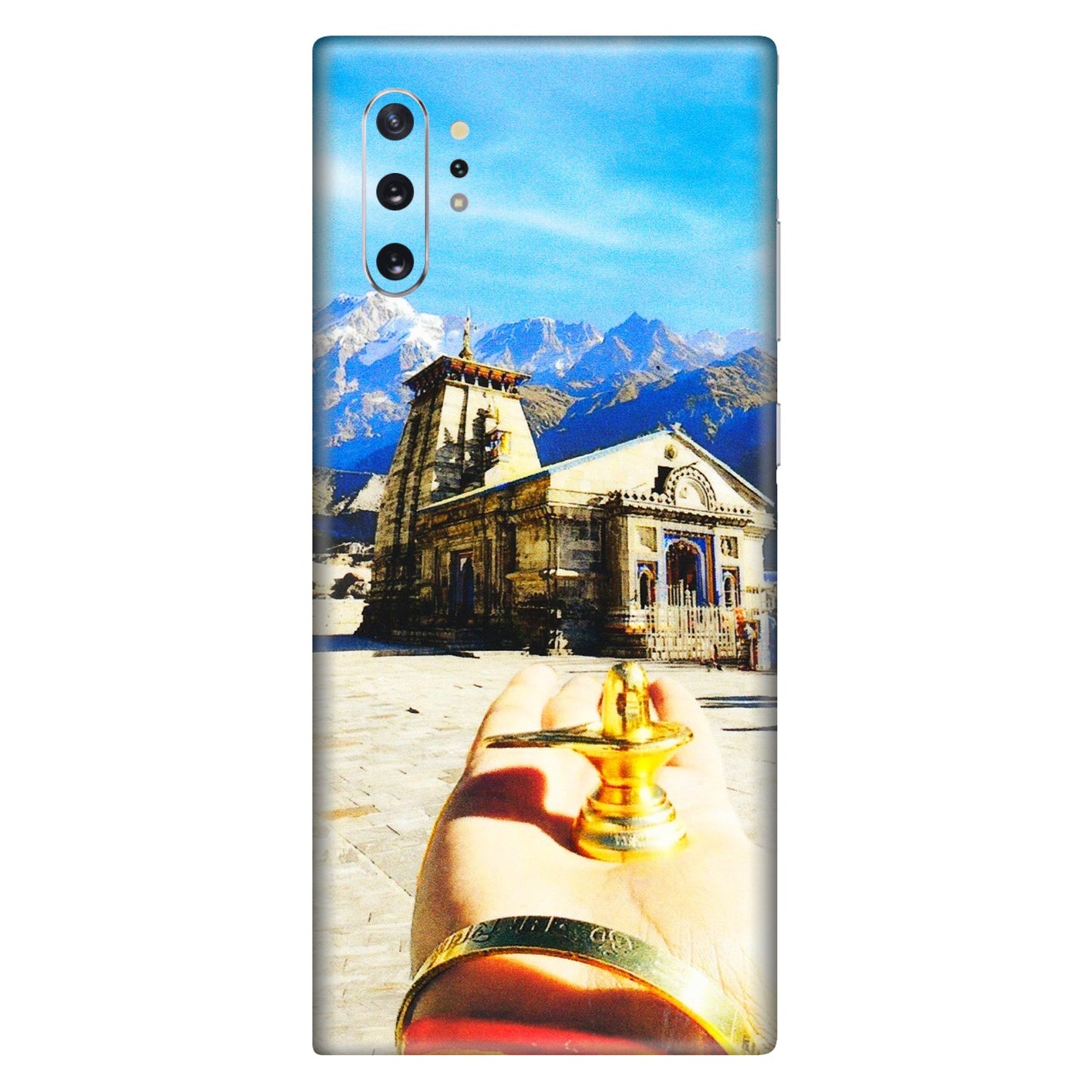 Samsung M/F/Note/Flip and C Phone Skins (All Models) - Beauty of Kedarnath - 3D Embossed Finish (L-108) Samsung Galaxy Note 10 Plus