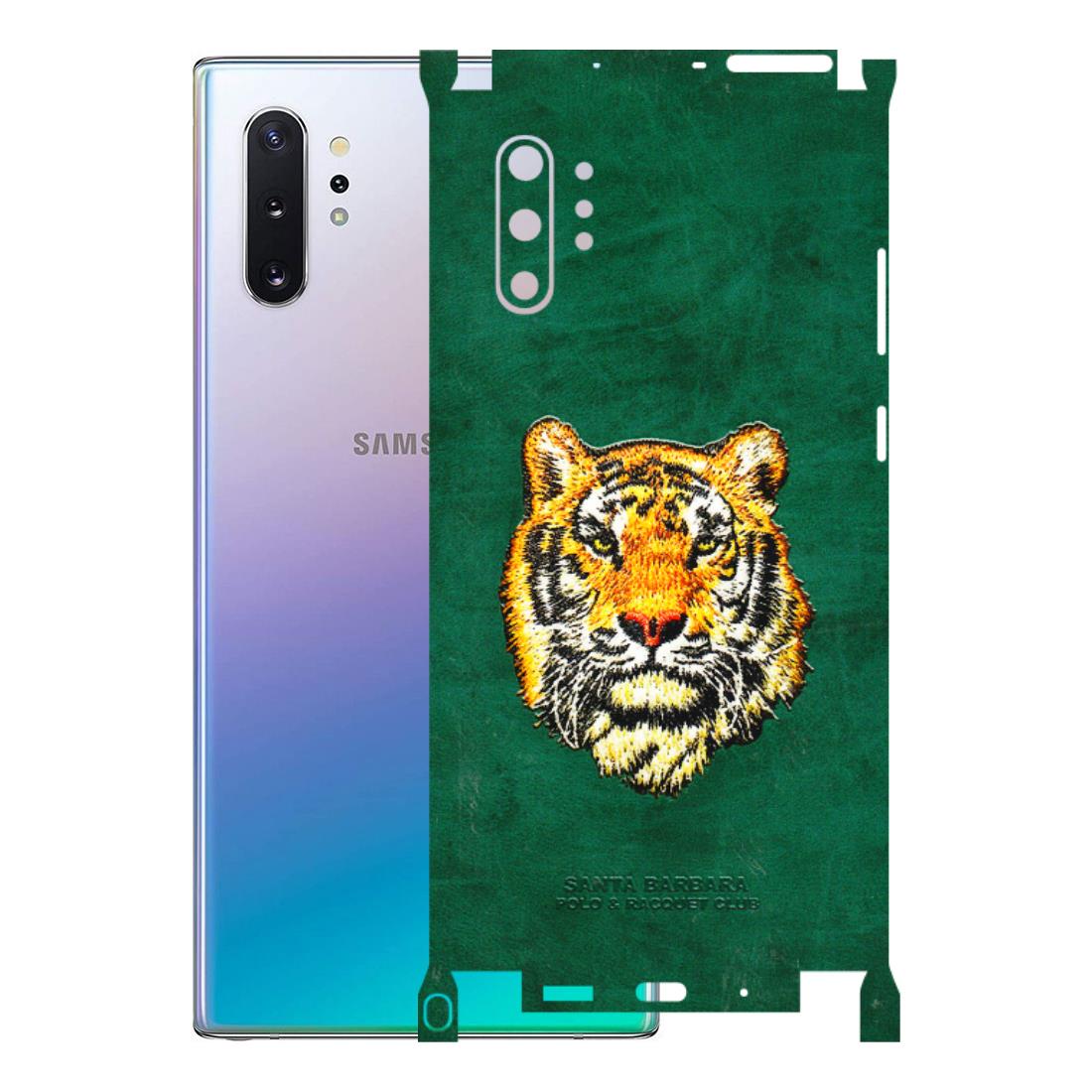 Samsung M/F/Note/Flip and C Phone Skins (All Models) - Leather Feel Tiger - 3D Embossed Finish (L-111) Samsung Galaxy Note 10 Plus