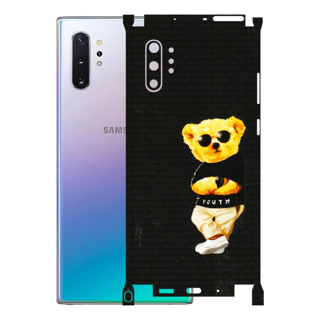 Samsung M/F/Note/Flip and C Phone Skins (All Models) - Classy Teddy Bear - 3D Embossed Finish (L-116) Samsung Galaxy Note 10 Plus