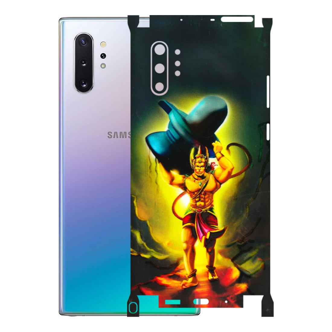 Samsung M/F/Note/Flip and C Phone Skins (All Models) - Hanuman Ji - 3D Embossed Finish (L-128) Samsung Galaxy Note 10 Plus