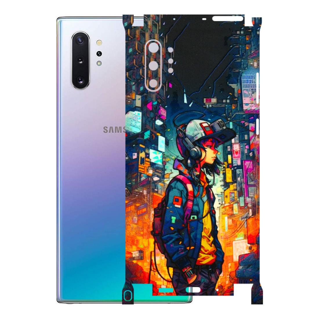 Samsung M/F/Note/Flip and C Phone Skins (All Models) - Street Anime Guy - 3D Embossed Finish (L-158) Samsung Galaxy Note 10 Plus