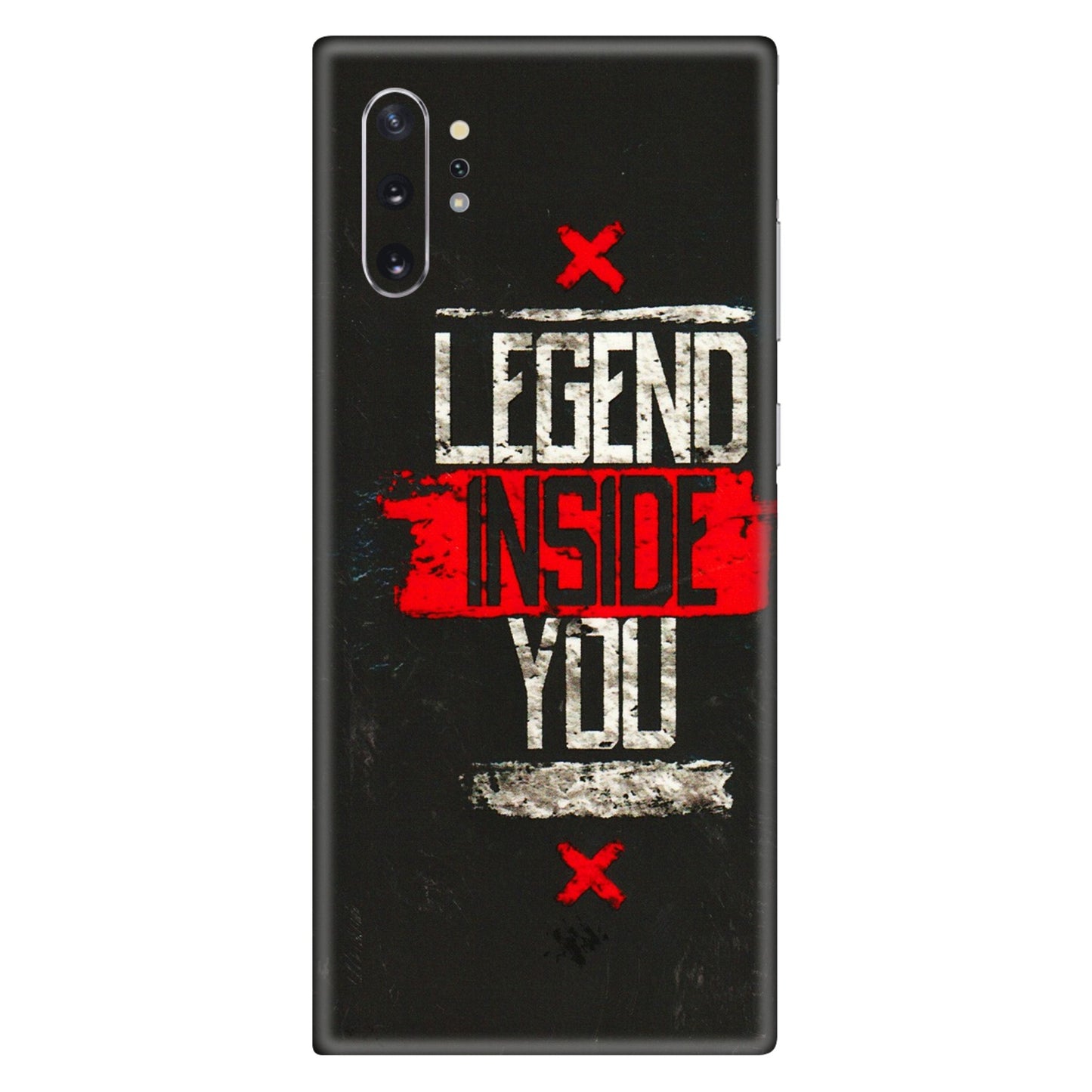 Samsung M/F/Note/Flip and C Phone Skins (All Models) - Legend Inside You - 3D Embossed Finish (L-186) Samsung Galaxy Note 10 Plus