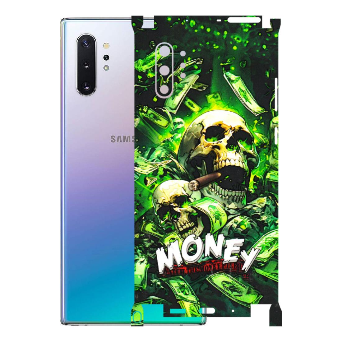 Samsung M/F/Note/Flip and C Phone Skins (All Models) - Skull Money - 3D Embossed Finish (L-303) Samsung Galaxy Note 10 Plus