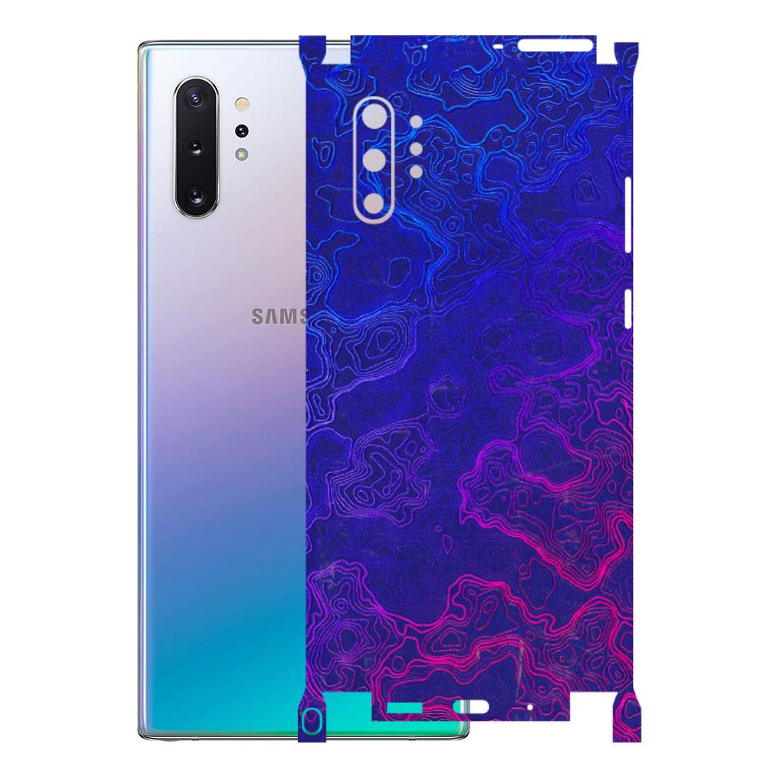 Samsung M/F/Note/Flip and C Phone Skins (All Models) - Purple Ripples Swirl - 3D Embossed Finish (L-314) Samsung Galaxy Note 10 Plus