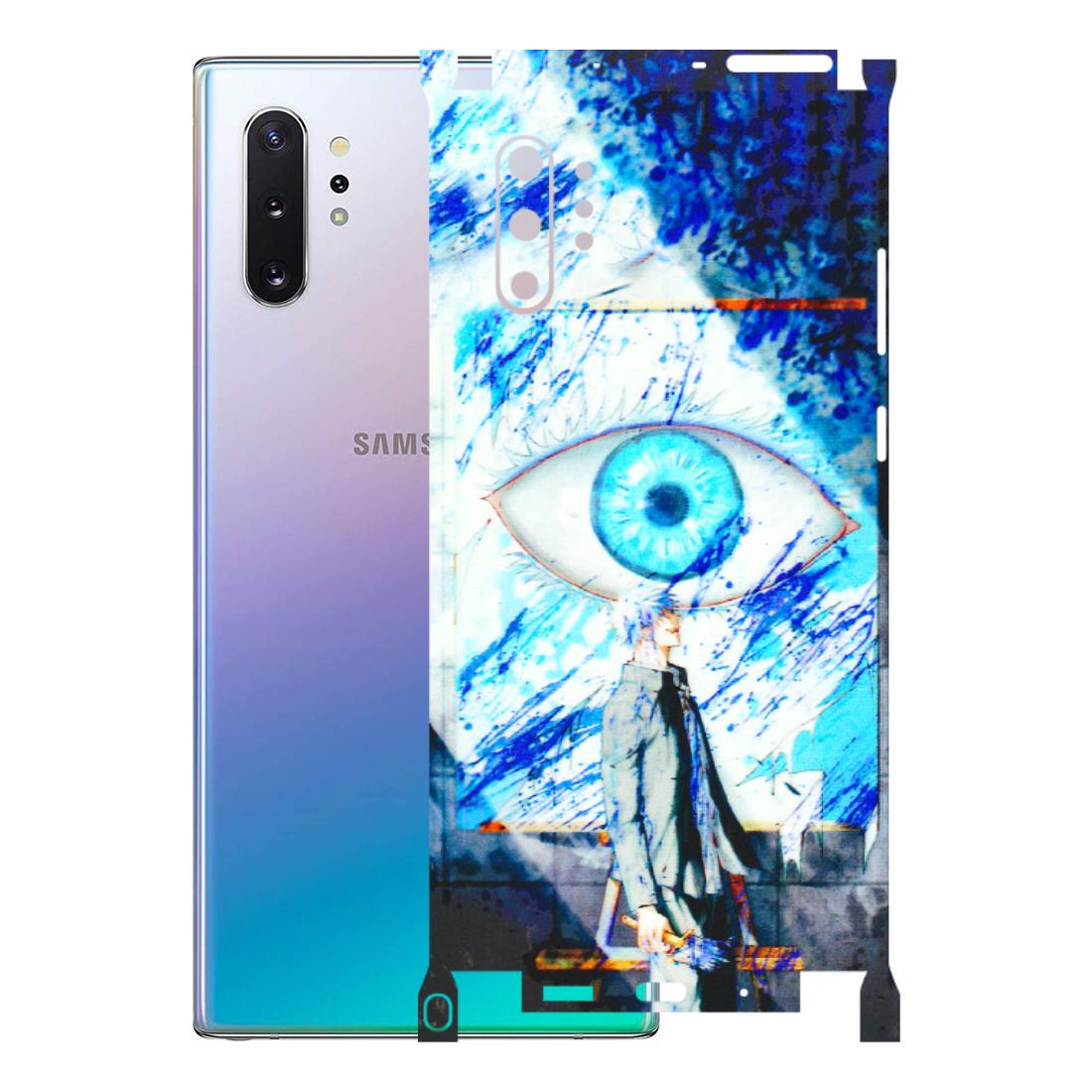 Samsung M/F/Note/Flip and C Phone Skins (All Models) - Anime Sea Blue Eye - 3D Embossed Finish (L-318) Samsung Galaxy Note 10 Plus