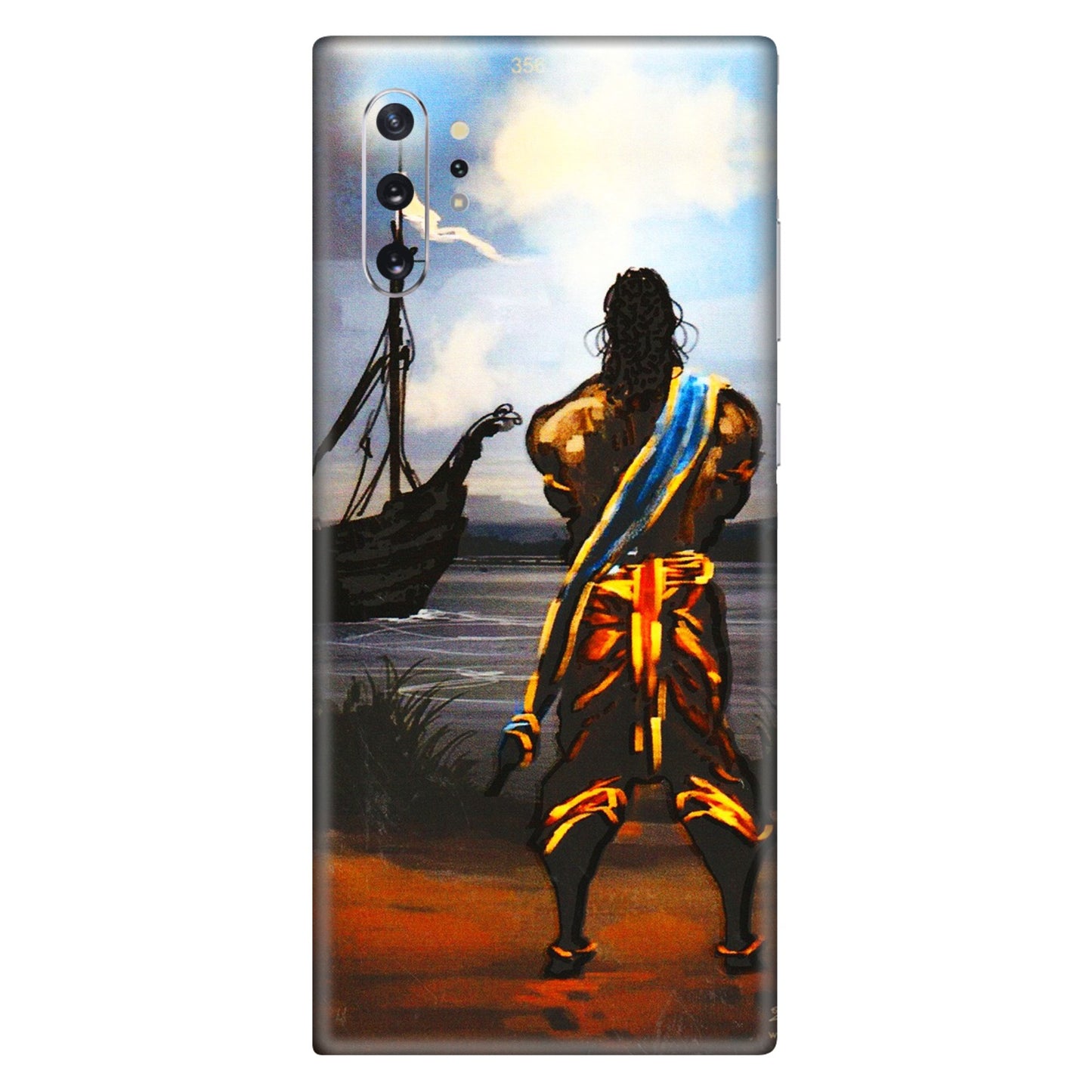 Samsung M/F/Note/Flip and C Phone Skins (All Models) - Heavenly God Figure - 3D Embossed Finish (L-34) Samsung Galaxy Note 10 Plus