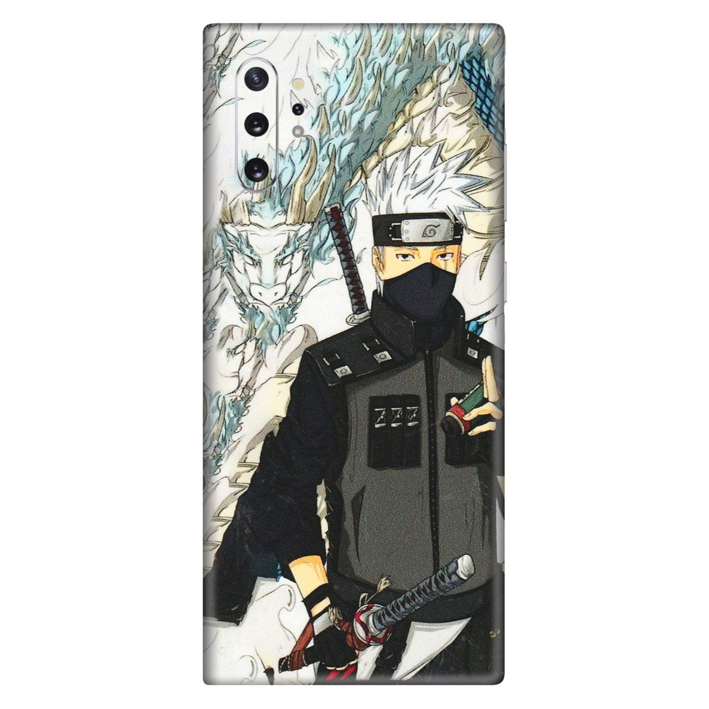 Samsung M/F/Note/Flip and C Phone Skins (All Models) - Kakashi Hatake Naruto Anime - 3D Embossed Finish (L-46) Samsung Galaxy Note 10 Plus