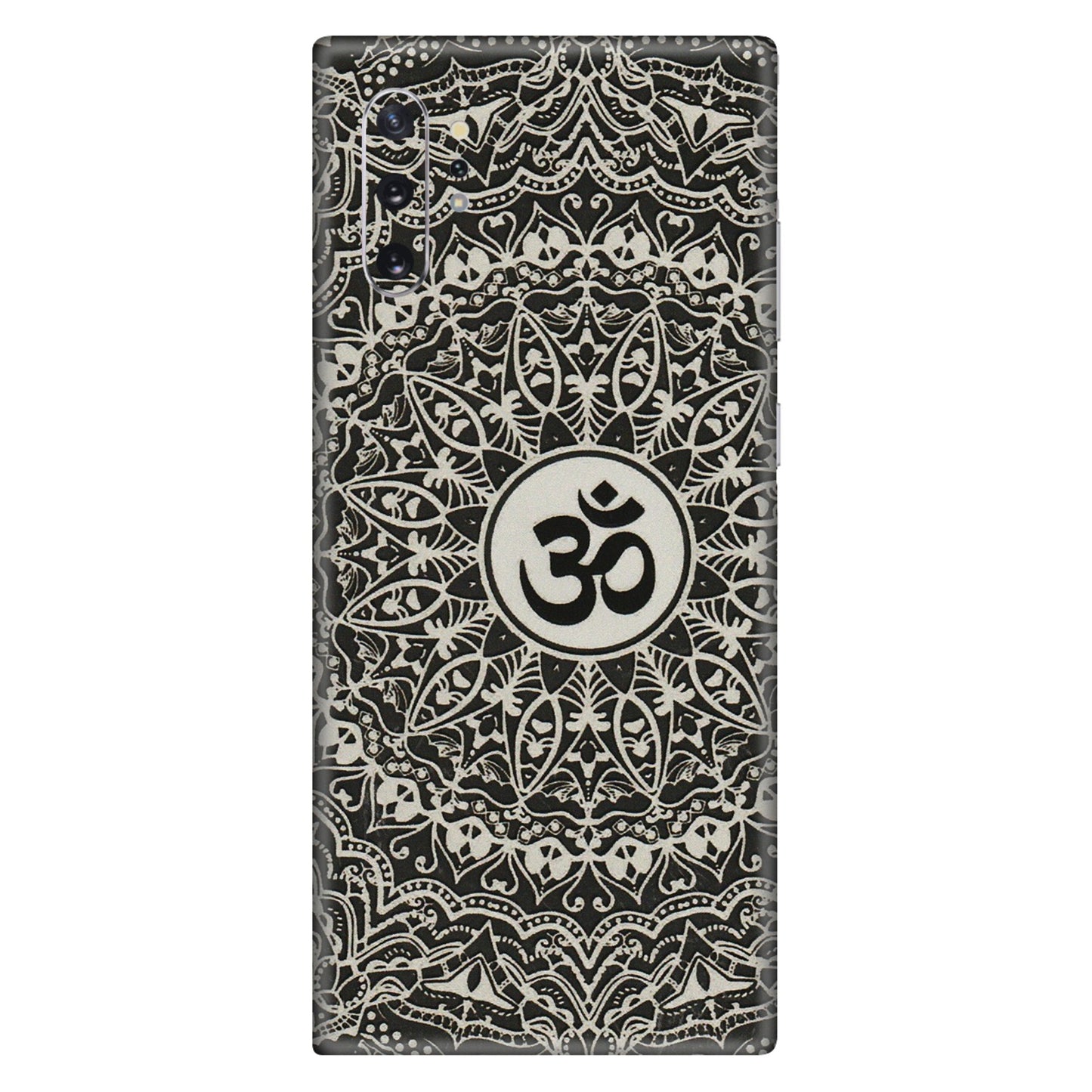 Samsung M/F/Note/Flip and C Phone Skins (All Models) - Aum Elegant Mandala - 3D Embossed Finish (L-62) Samsung Galaxy Note 10 Plus