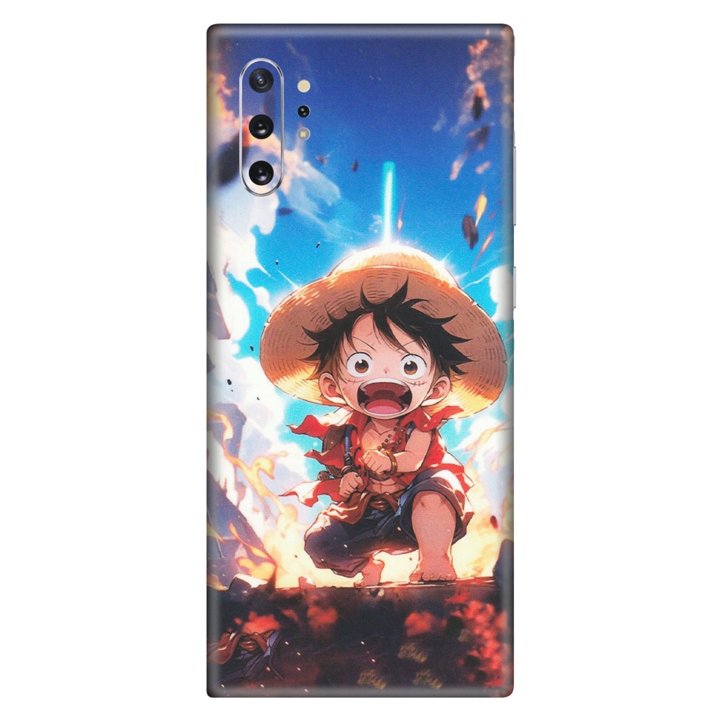 Samsung M/F/Note/Flip and C Phone Skins (All Models) - Toon One Piece Cute Character - Matte Finish (M-35) Samsung Galaxy Note 10 Plus