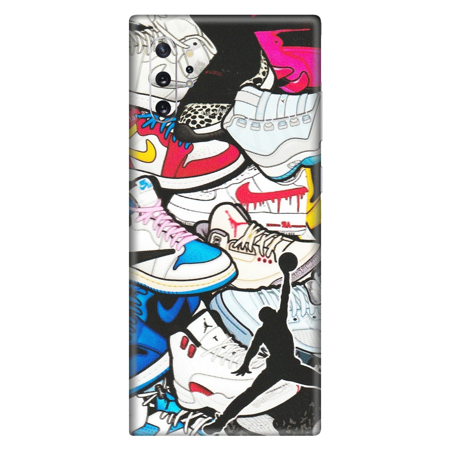 Samsung M/F/Note/Flip and C Phone Skins (All Models) - Jordan Sneakers Fan - Matte Finish (M-80) Samsung Galaxy Note 10 Plus