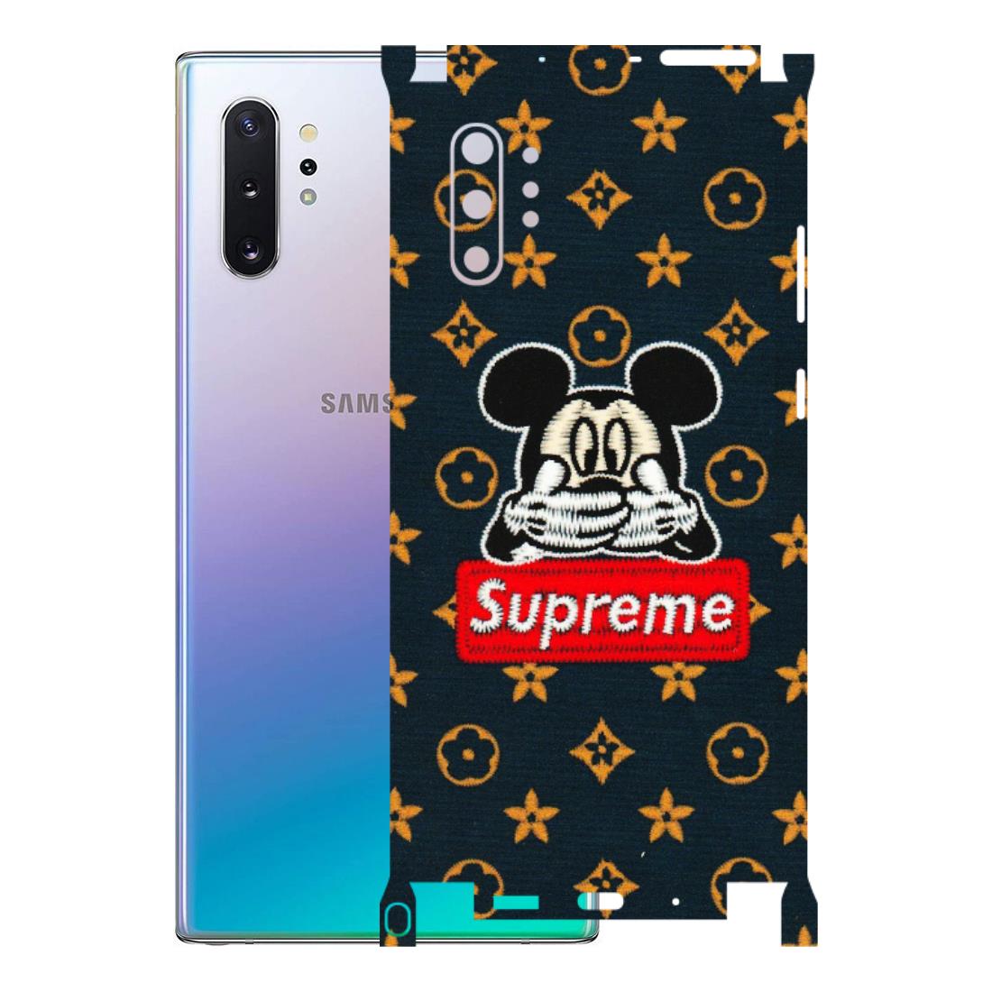Samsung M/F/Note/Flip and C Phone Skins (All Models) - Mickey Supreme - Matte Finish (M-83) Samsung Galaxy Note 10 Plus