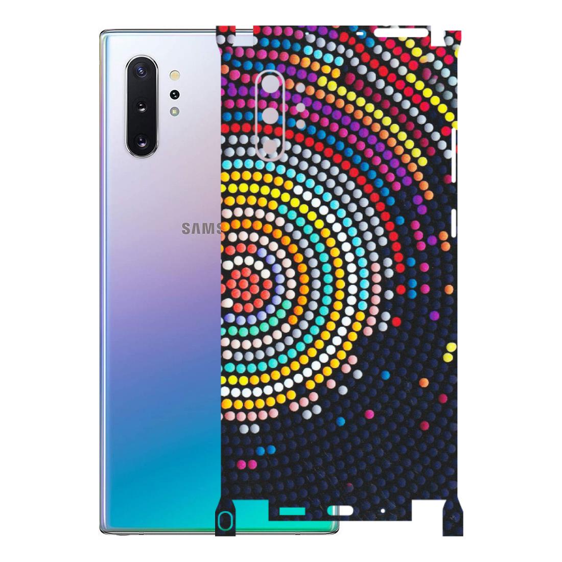 Samsung M/F/Note/Flip and C Phone Skins (All Models) - Rainbow Dot Mandala - Matte Finish (M-97) Samsung Galaxy Note 10 Plus