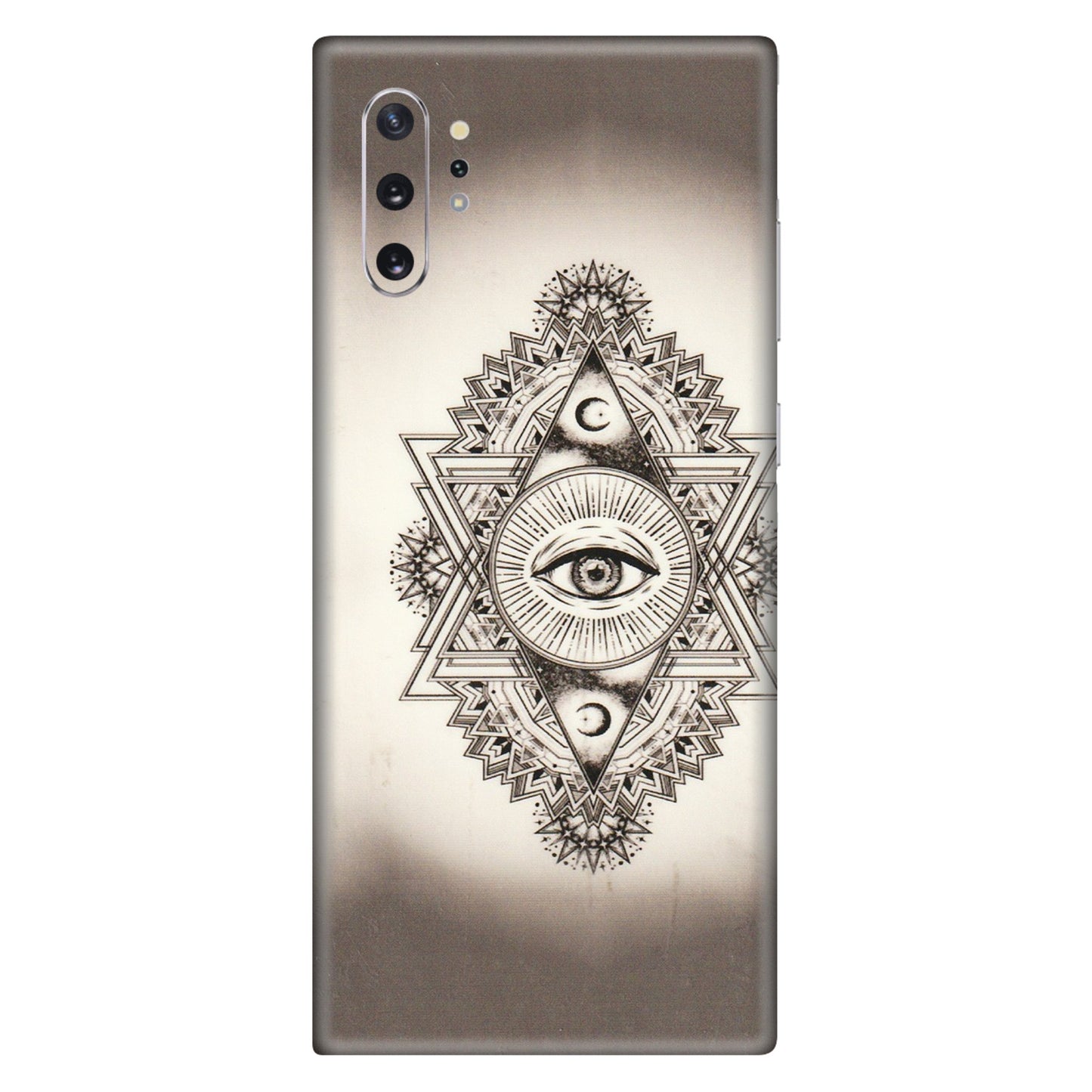 Samsung M/F/Note/Flip and C Phone Skins (All Models) - Illuminati Great Eye - Transparent Finish (T-14) Samsung Galaxy Note 10 Plus