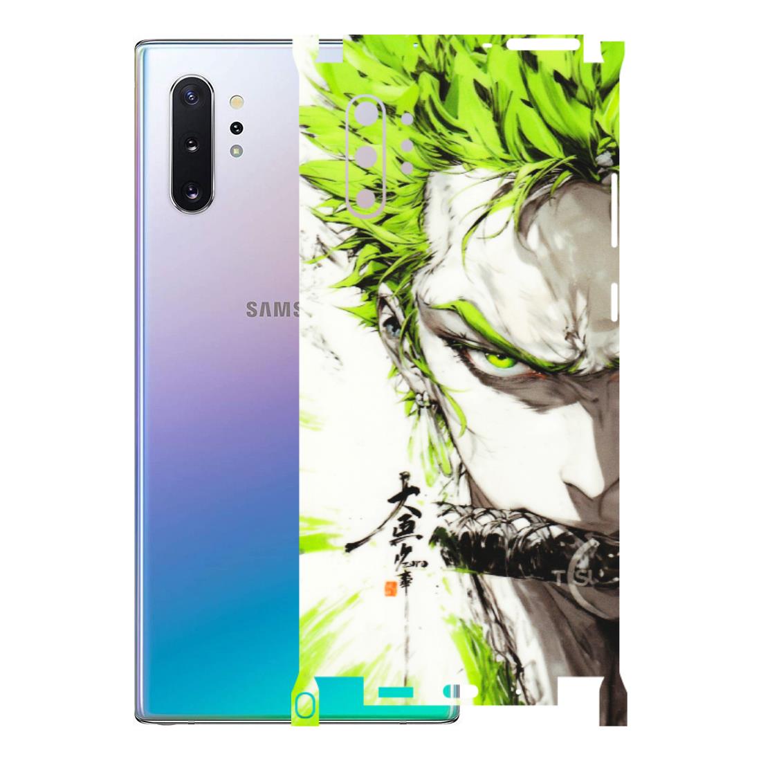 Samsung M/F/Note/Flip and C Phone Skins (All Models) - Roro Taku Anime - Transparent Finish (T-18) Samsung Galaxy Note 10 Plus