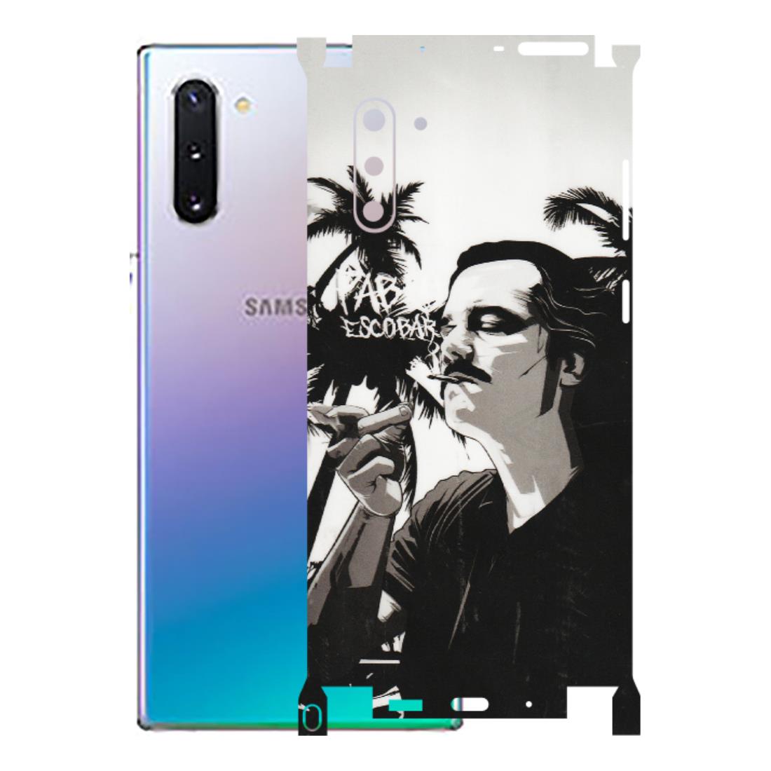 Samsung M/F/Note/Flip and C Phone Skins (All Models) - Pab Escobar - Transparent Finish (T-05) Samsung Galaxy Note 10