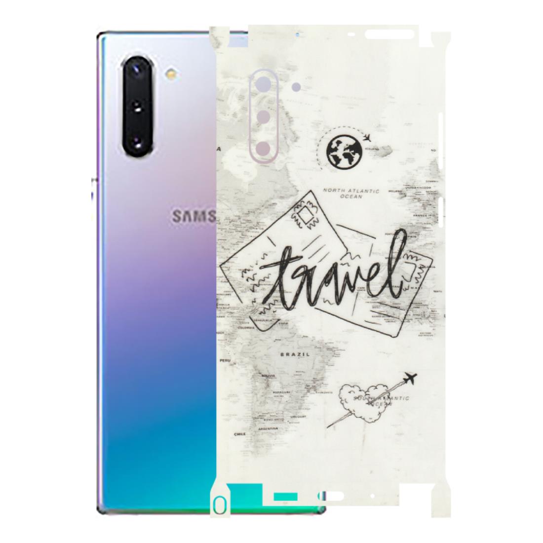 Samsung M/F/Note/Flip and C Phone Skins (All Models) - Travel Ticket - Transparent Finish (T-06) Samsung Galaxy Note 10