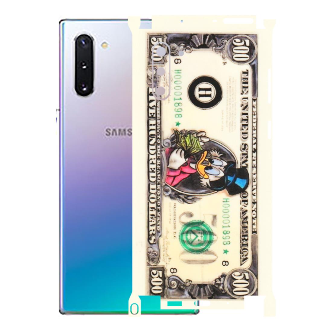 Samsung M/F/Note/Flip and C Phone Skins (All Models) - Five Hundred Dollar Duck - Transparent Finish (T-15) Samsung Galaxy Note 10