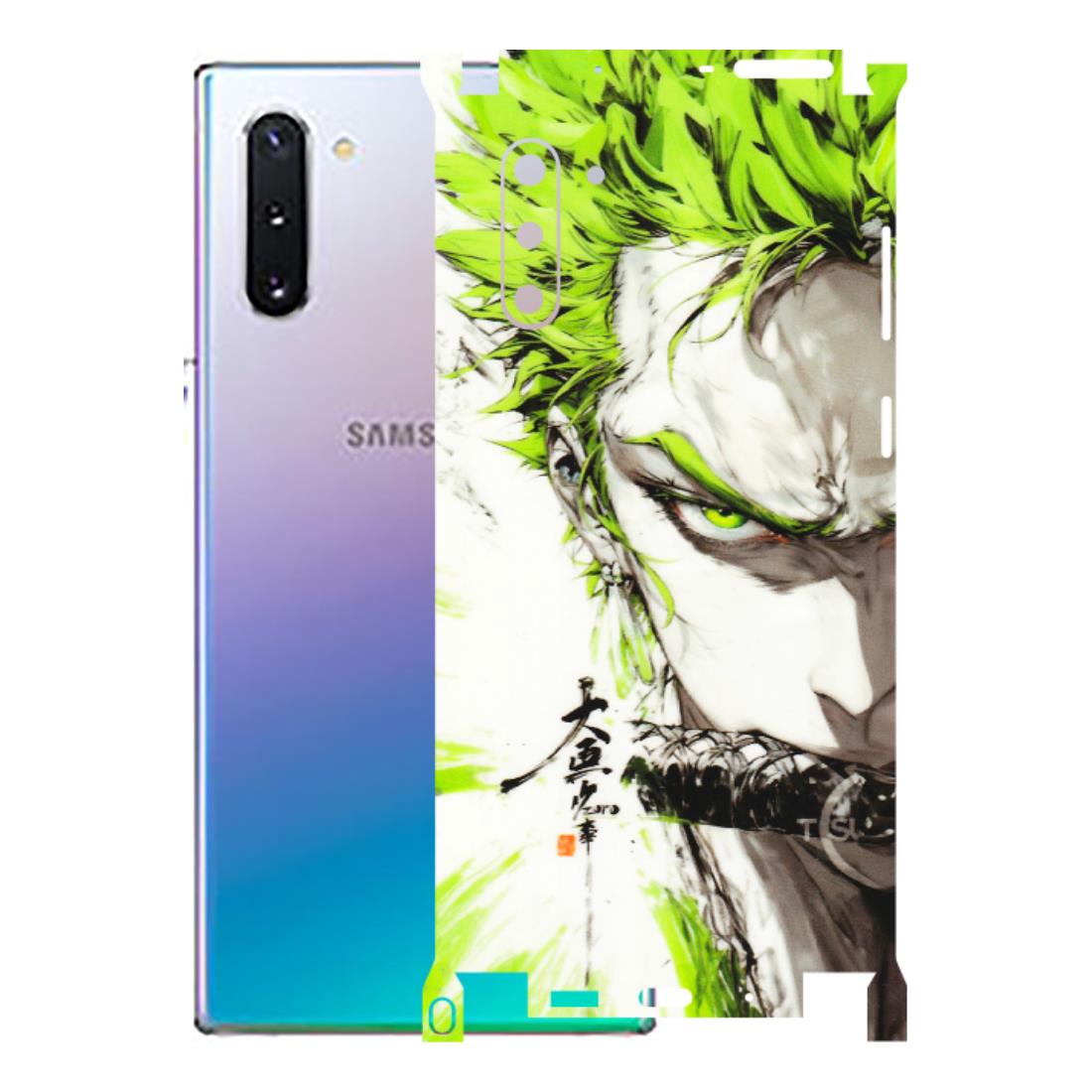 Samsung M/F/Note/Flip and C Phone Skins (All Models) - Roro Taku Anime - Transparent Finish (T-18) Samsung Galaxy Note 10