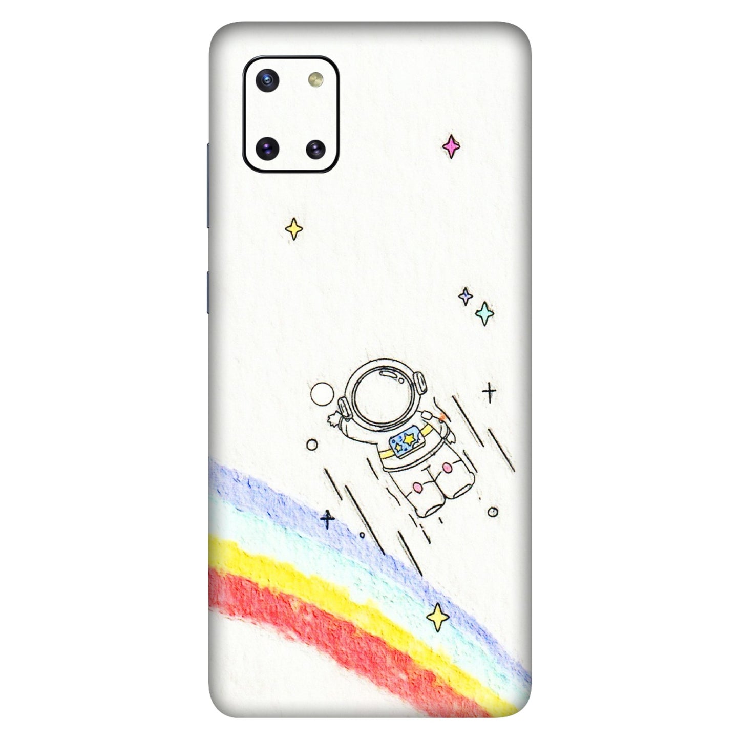 Samsung M/F/Note/Flip and C Phone Skins (All Models) - Milkyway Astronaut - 3D Embossed Finish (L-110) Samsung Galaxy Note 10 Lite