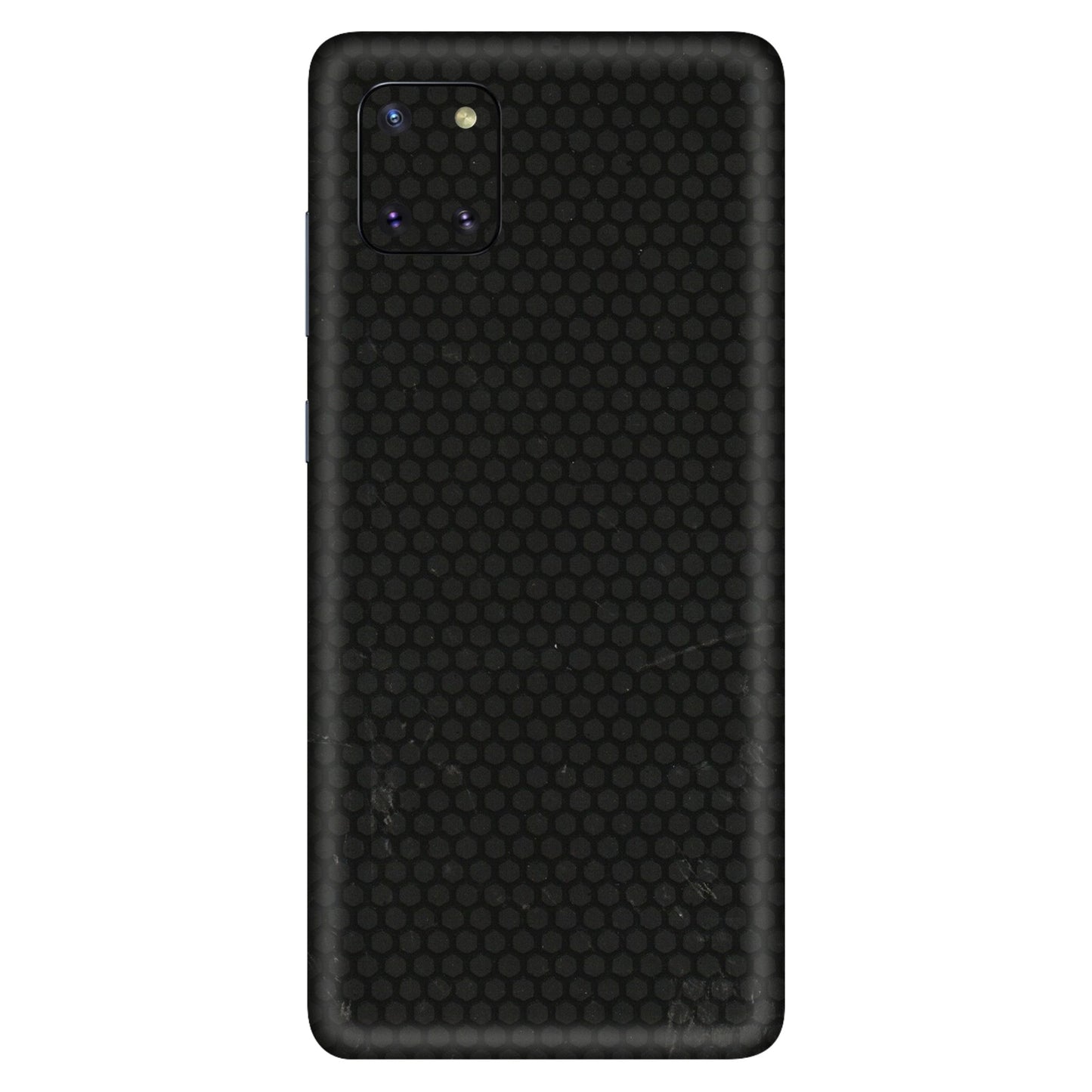 Samsung M/F/Note/Flip and C Phone Skins (All Models) - Black honeycomb - 3D Embossed Finish (L-114) Samsung Galaxy Note 10 Lite