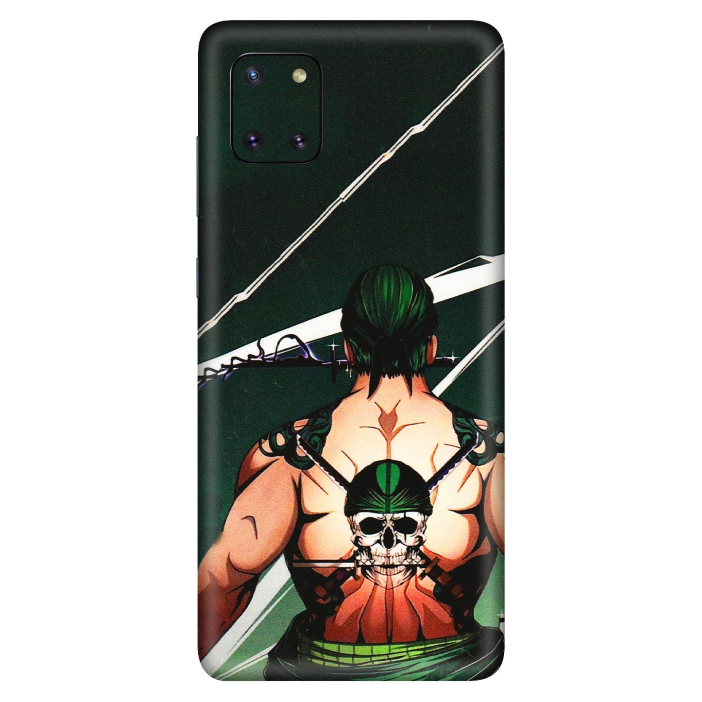 Samsung M/F/Note/Flip and C Phone Skins (All Models) - Zoro Anime - 3D Embossed Finish (L-23) Samsung Galaxy Note 10 Lite