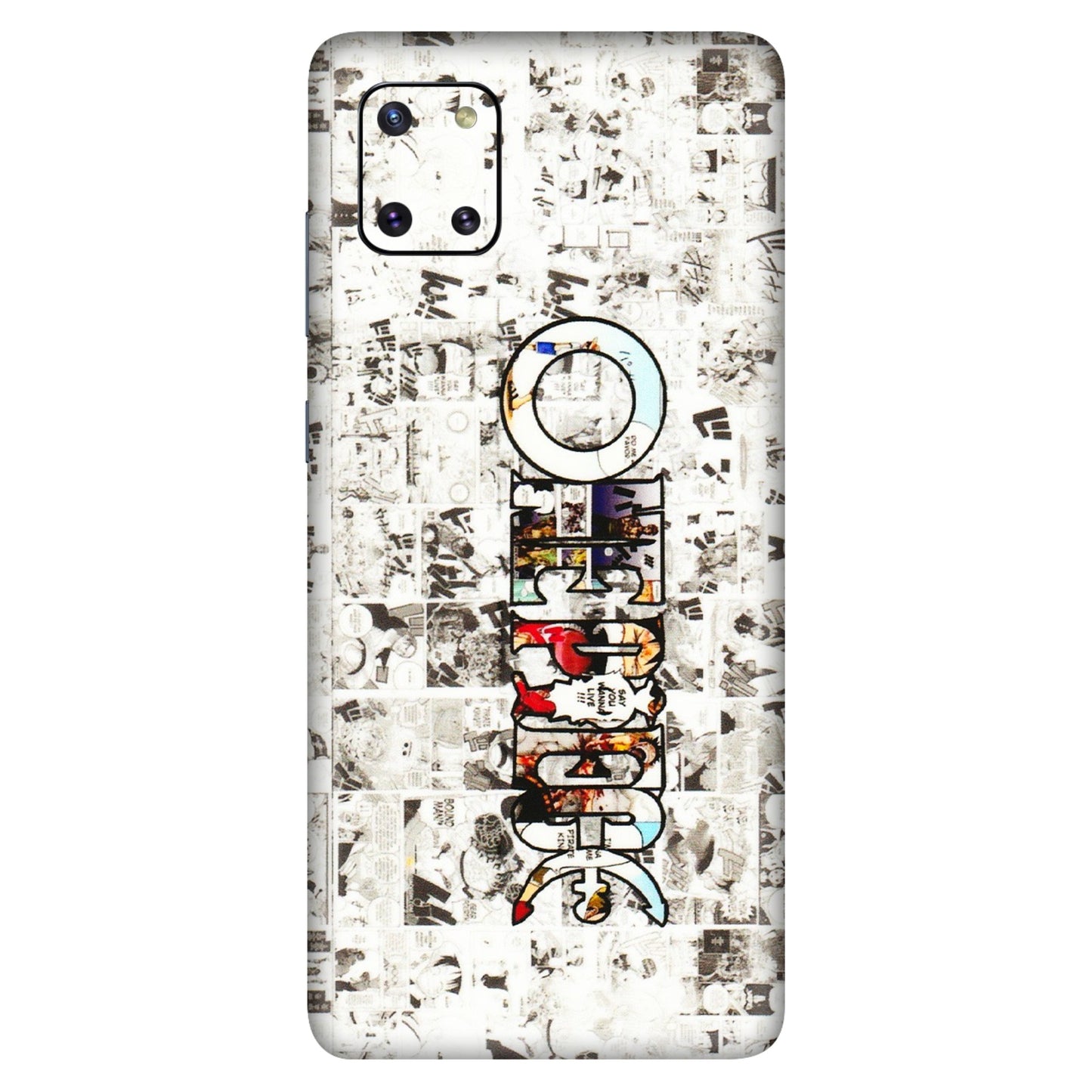 Samsung M/F/Note/Flip and C Phone Skins (All Models) - One Piece Manga - 3D Embossed Finish (L-26) Samsung Galaxy Note 10 Lite