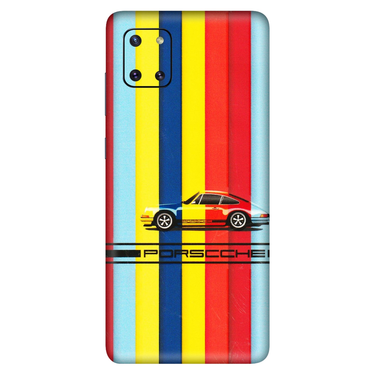 Samsung M/F/Note/Flip and C Phone Skins (All Models) - Multicolour Porche - 3D Embossed Finish (L-39) Samsung Galaxy Note 10 Lite