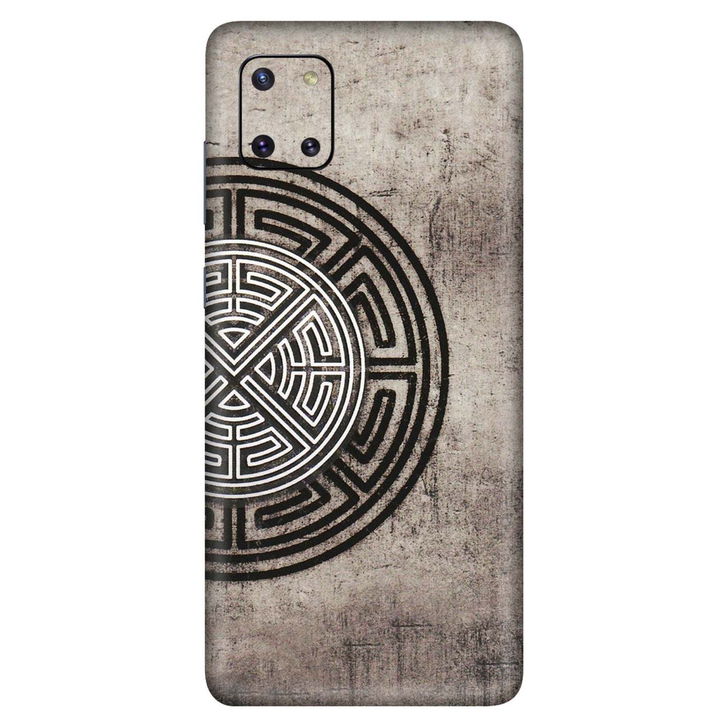 Samsung M/F/Note/Flip and C Phone Skins (All Models) - Mysterious Circular Design - 3D Embossed Finish (L-63) Samsung Galaxy Note 10 Lite