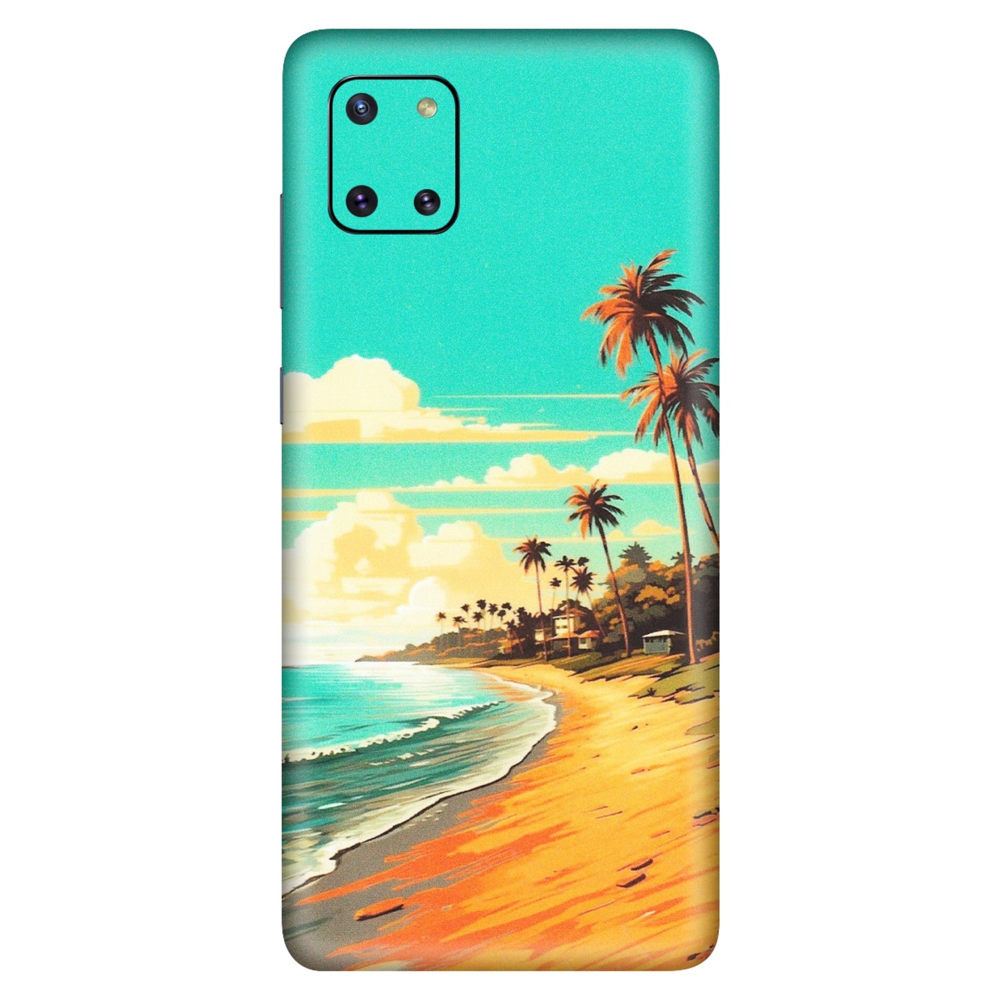 Samsung M/F/Note/Flip and C Phone Skins (All Models) - Miami Beach - Matte Finish (M-136) Samsung Galaxy Note 10 Lite