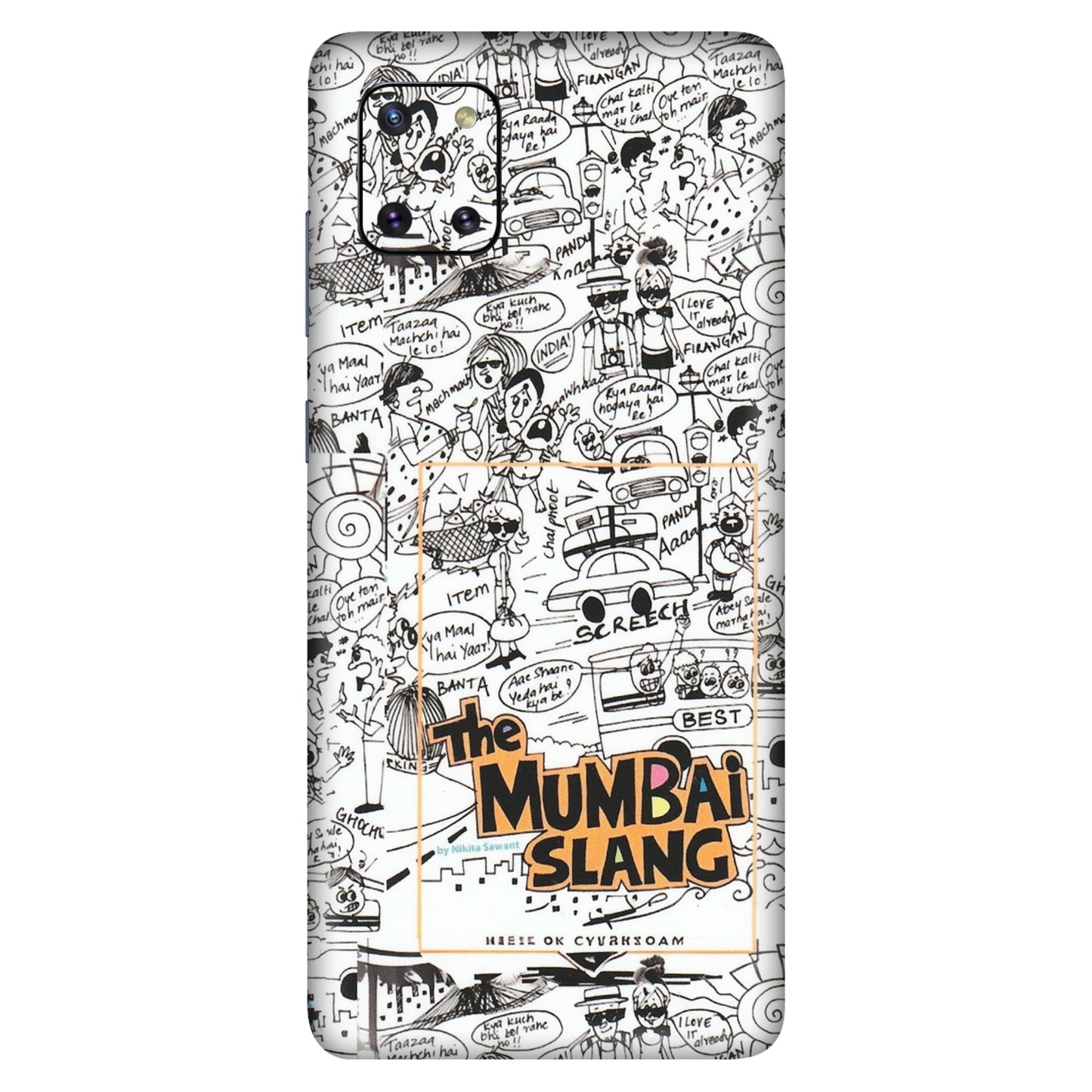 Samsung M/F/Note/Flip and C Phone Skins (All Models) - The Mumbai Slang - Matte Finish (M-142) Samsung Galaxy Note 10 Lite