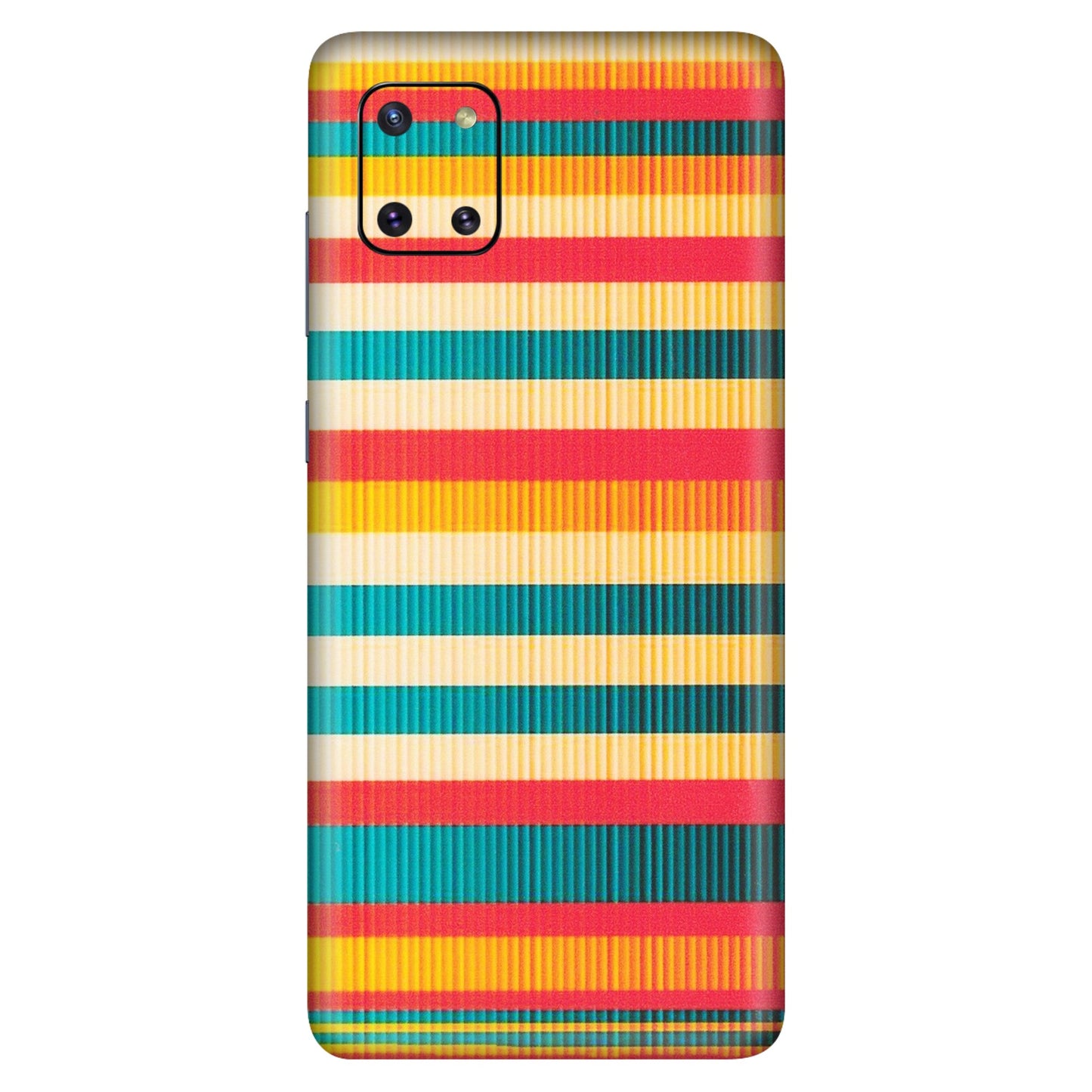 Samsung M/F/Note/Flip and C Phone Skins (All Models) - Colourful Stripes Soothing Effect - Matte Finish (M-86) Samsung Galaxy Note 10 Lite